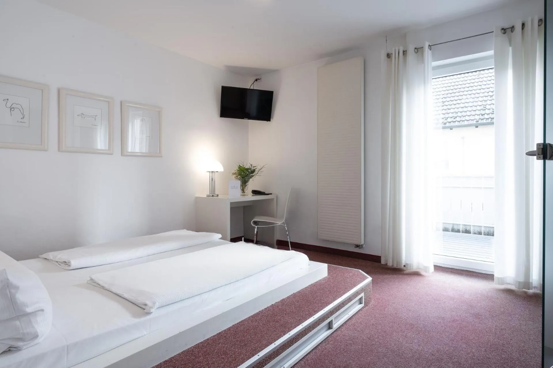 Bed in Romantik Landhotel 3Kronen