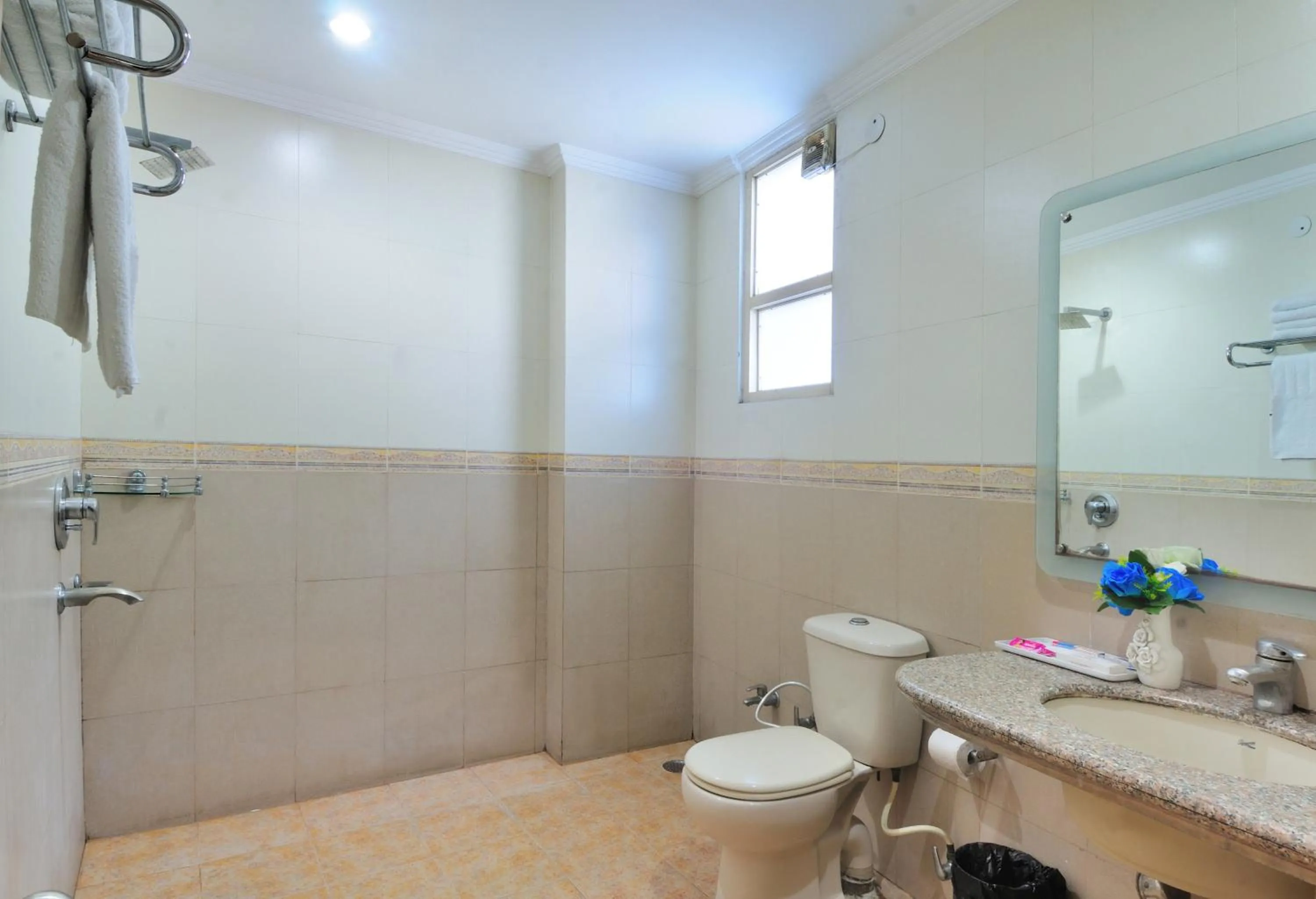 Shower, Bathroom in Hotel Maharaja Residency