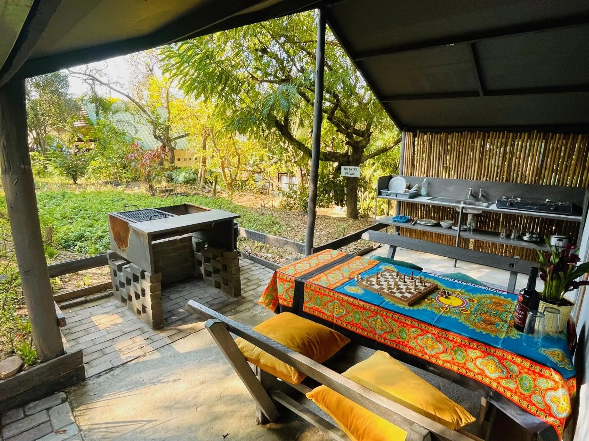 BBQ facilities in Hazyview Adventure Backpackers