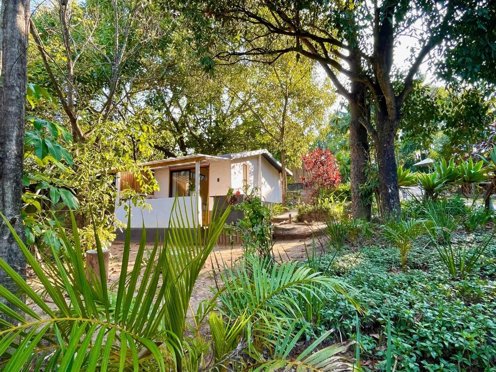 Patio in Hazyview Adventure Backpackers