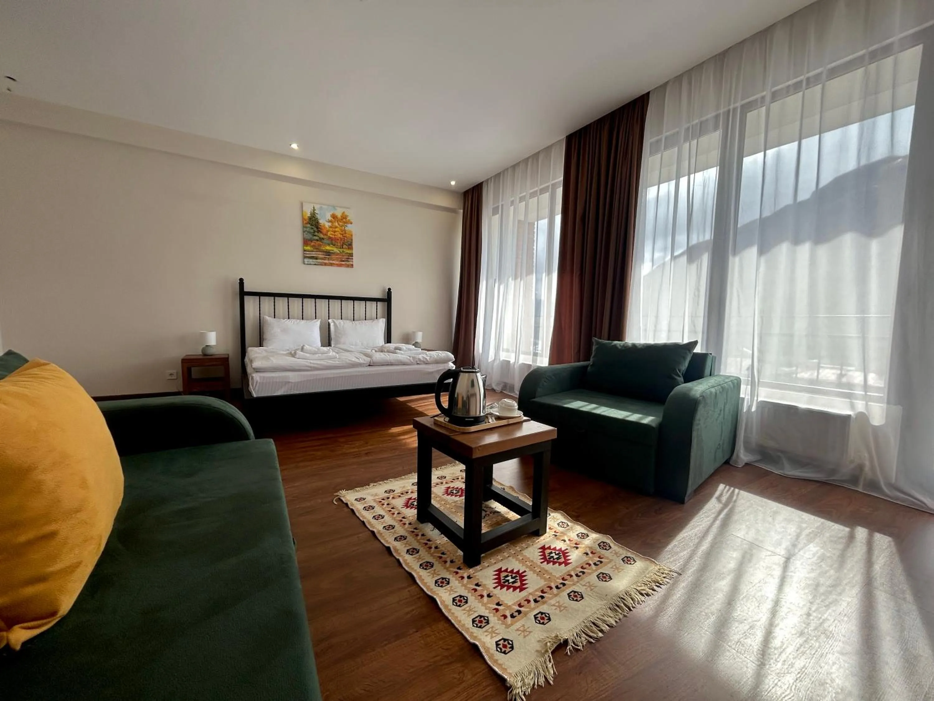 Bed in Mountain House Kazbegi