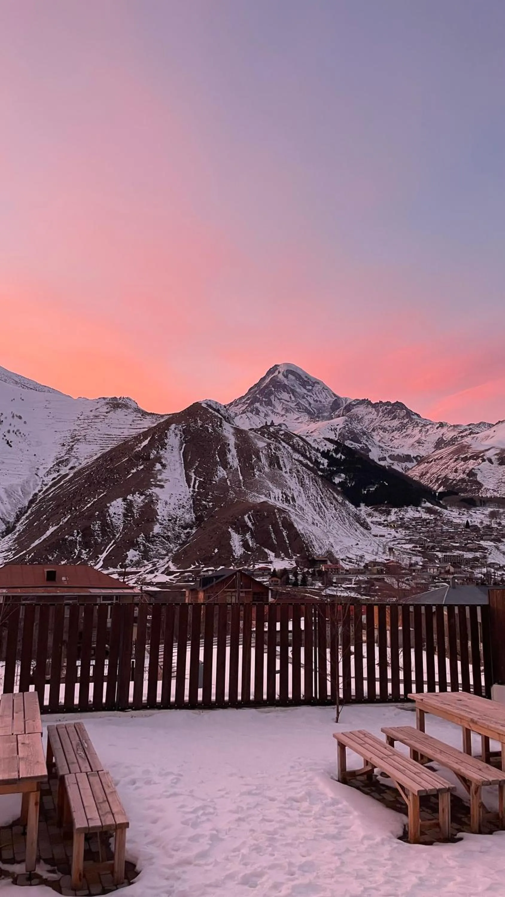 View (from property/room) in Mountain House Kazbegi