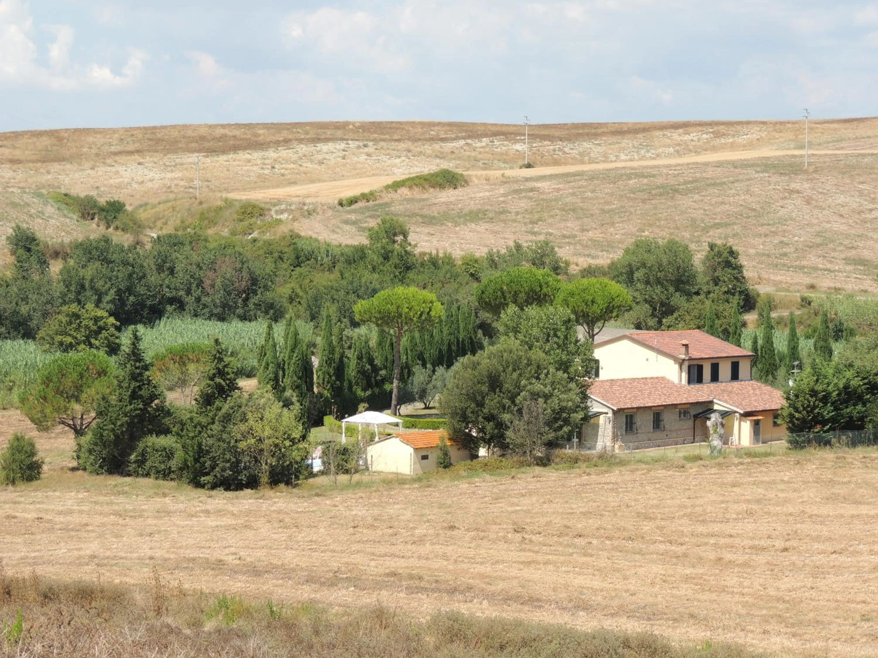 Natural landscape in Podere Il Mulino