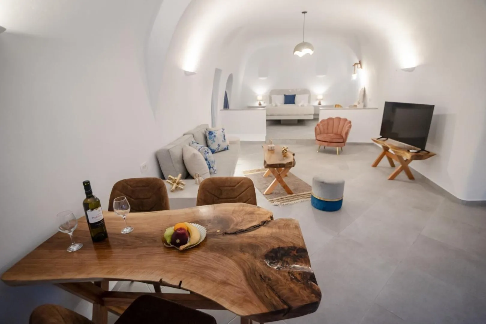 Photo of the whole room in Sun Angelos Oia - Luxury Cave Suites