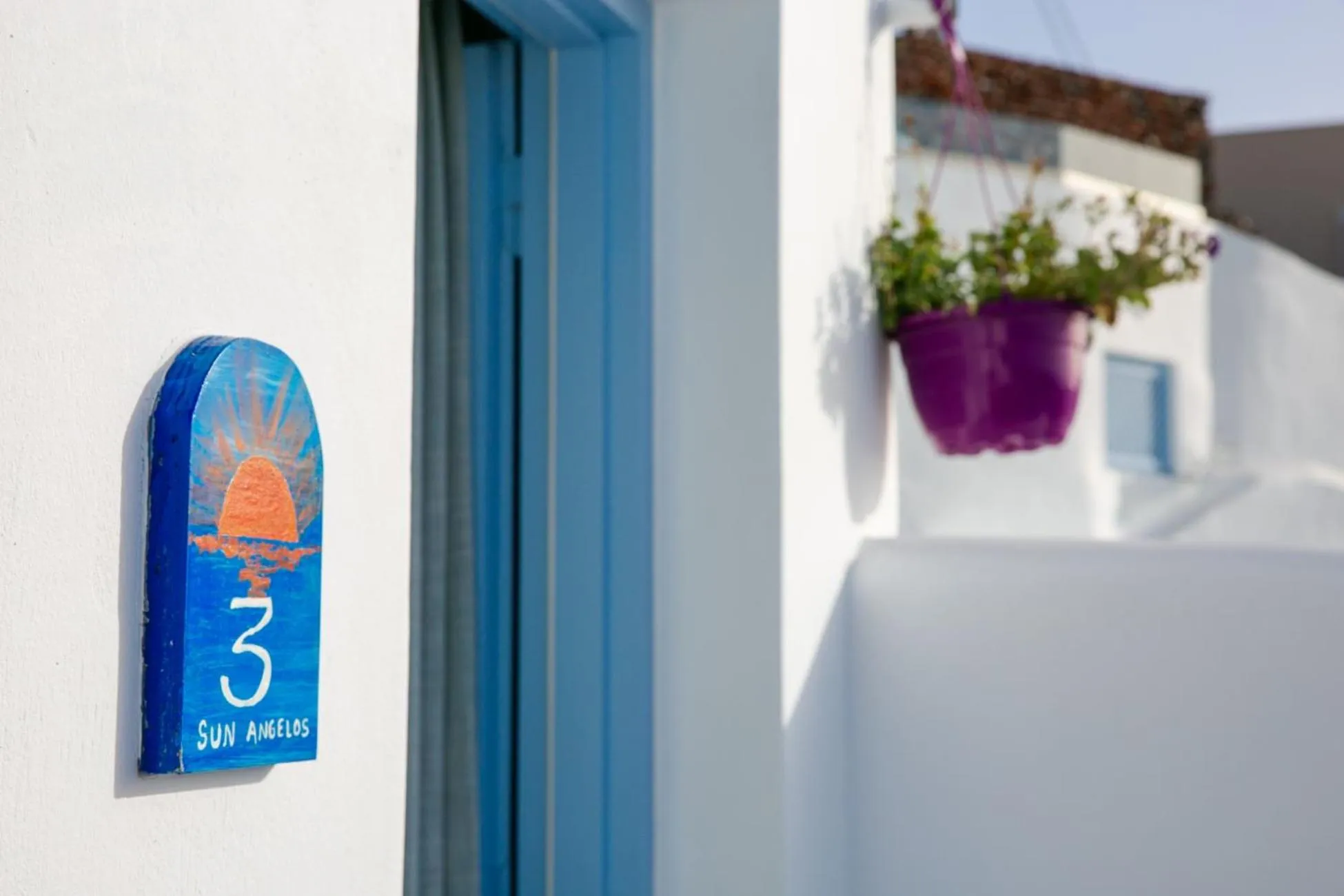 Property logo or sign in Sun Angelos Oia - Luxury Cave Suites