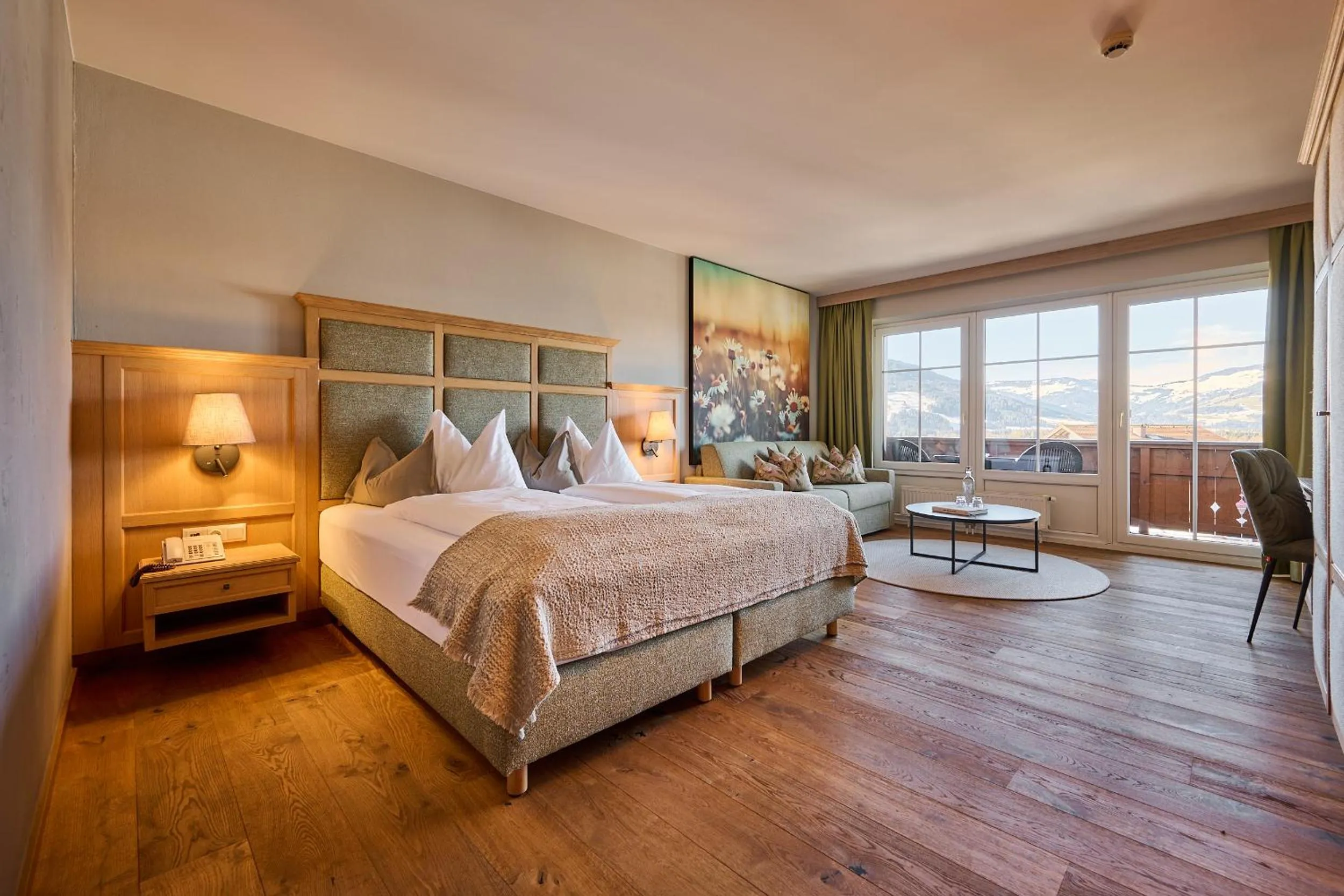 Photo of the whole room, Bed in Landhotel Schermer