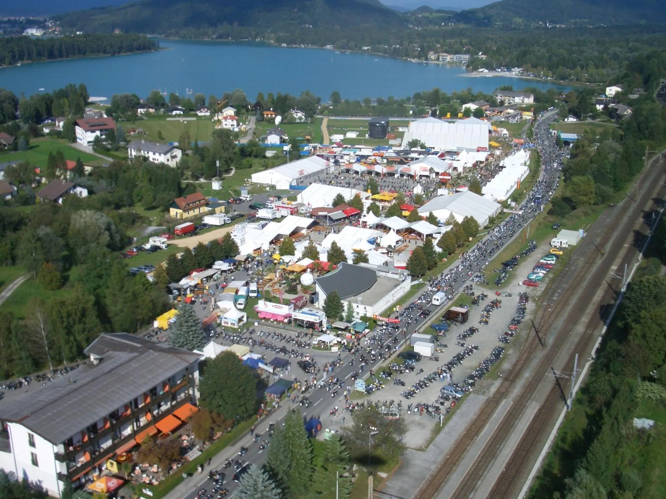 View (from property/room) in Strandhotel Faak