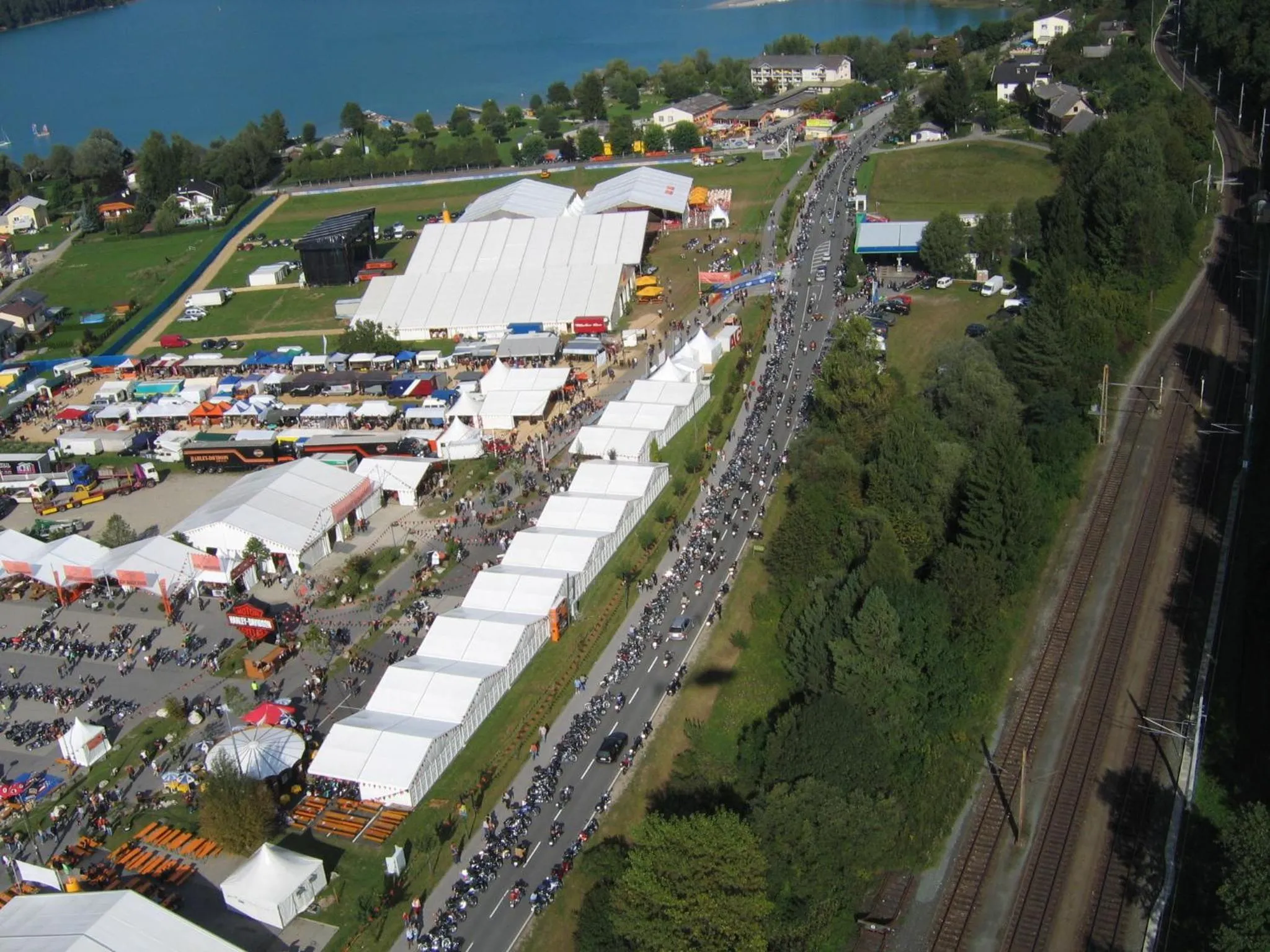 View (from property/room) in Strandhotel Faak