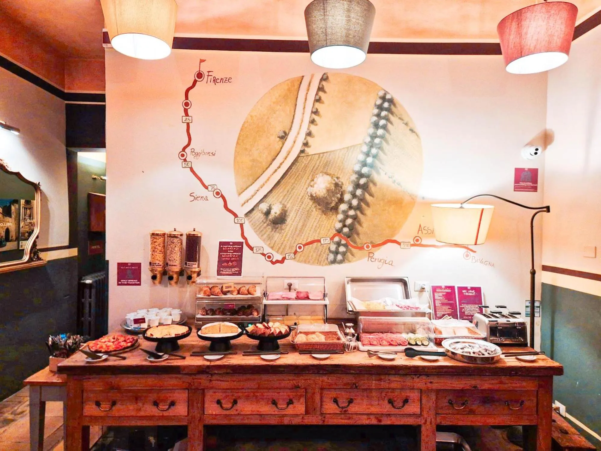 Breakfast in Ostello Bello Firenze