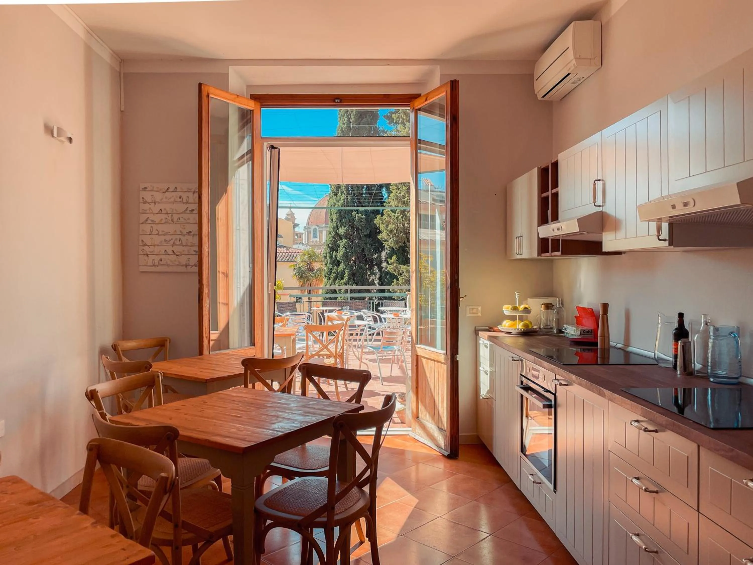 Kitchen or kitchenette in Ostello Bello Firenze