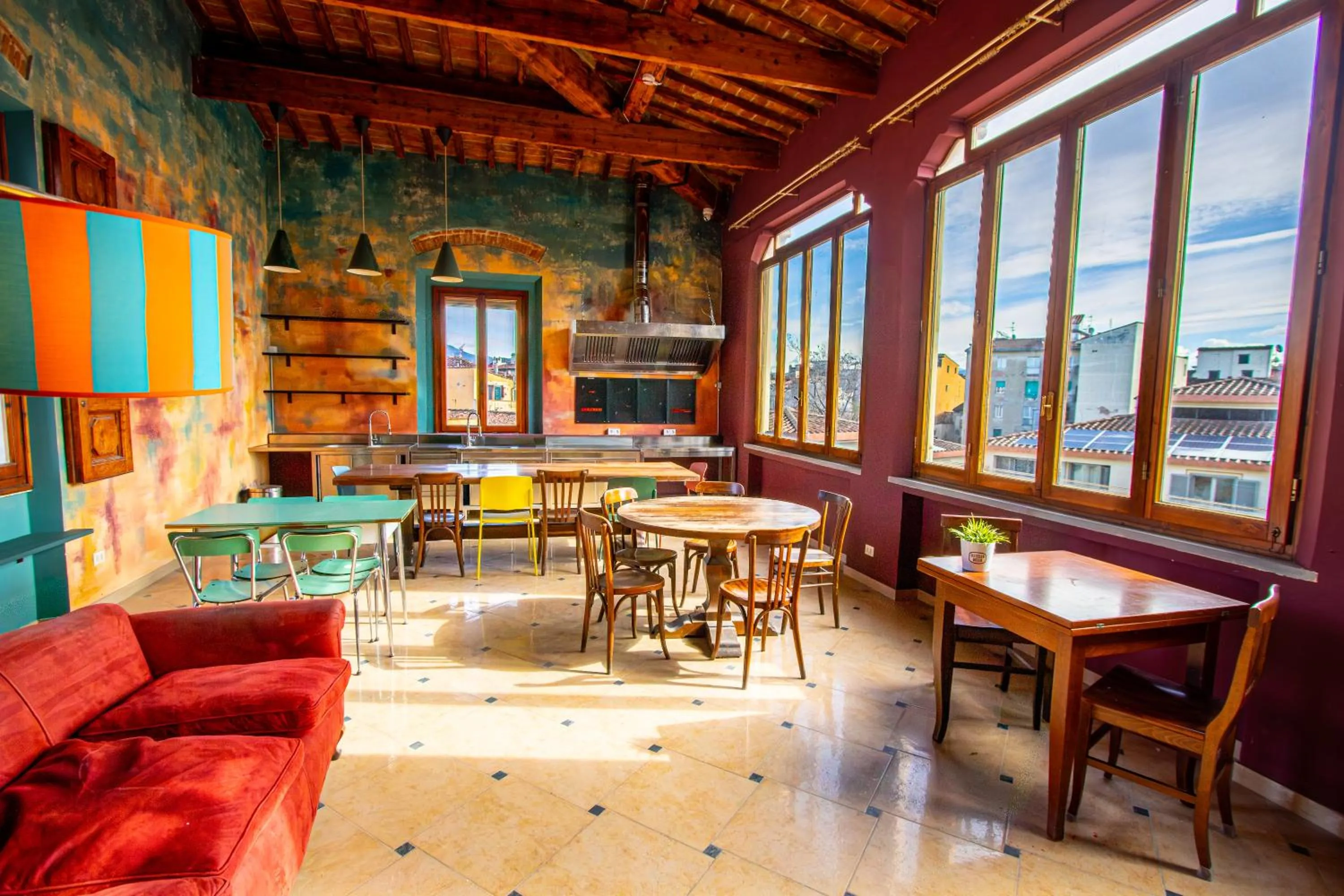 Living room in Ostello Bello Firenze