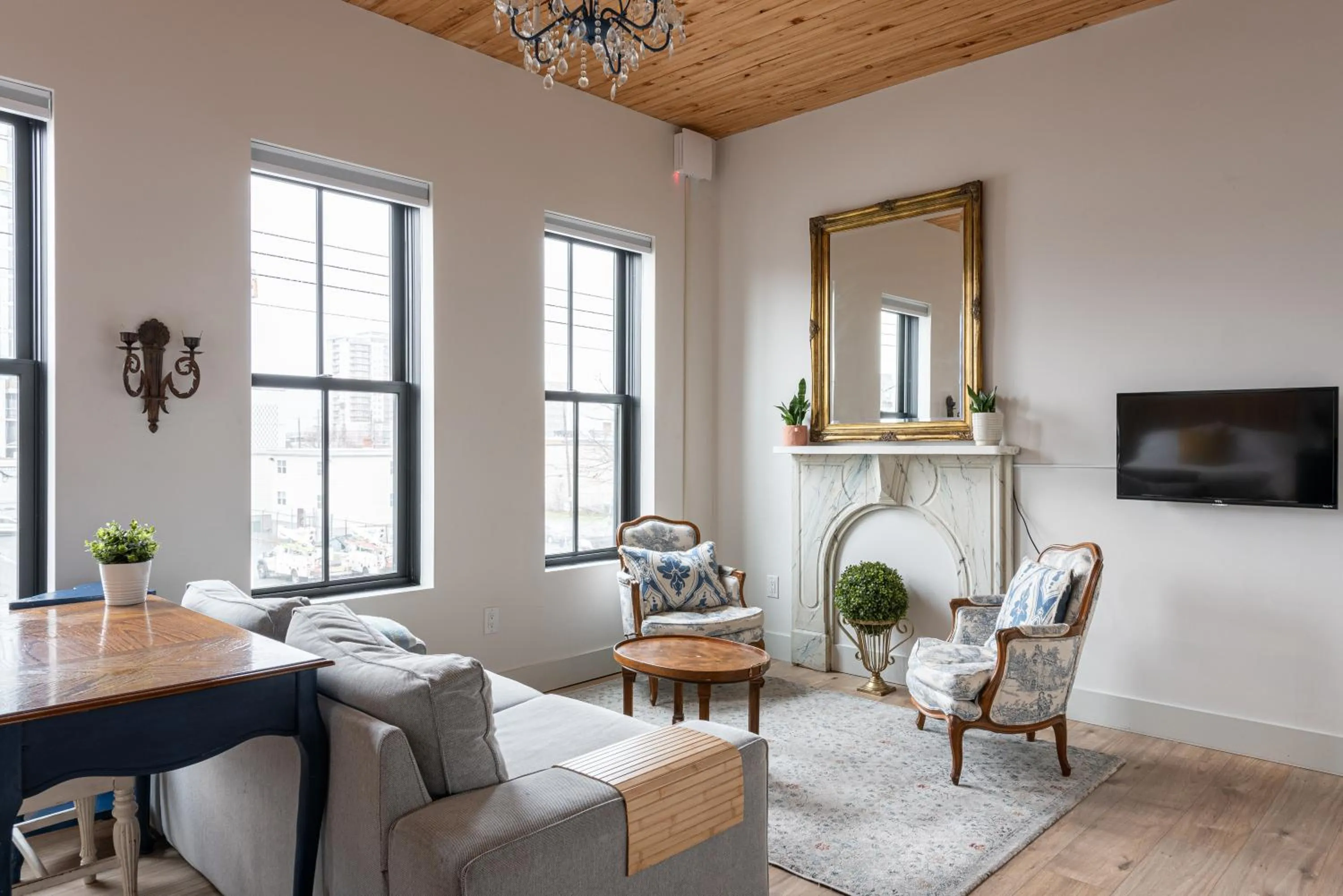Living room in Brewery Park Hotel
