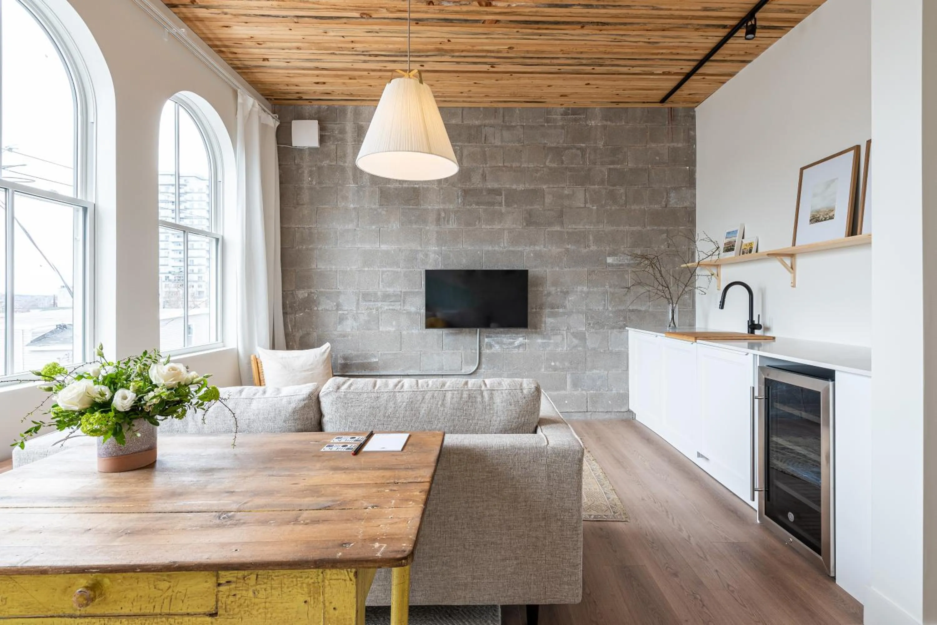 Living room in Brewery Park Hotel