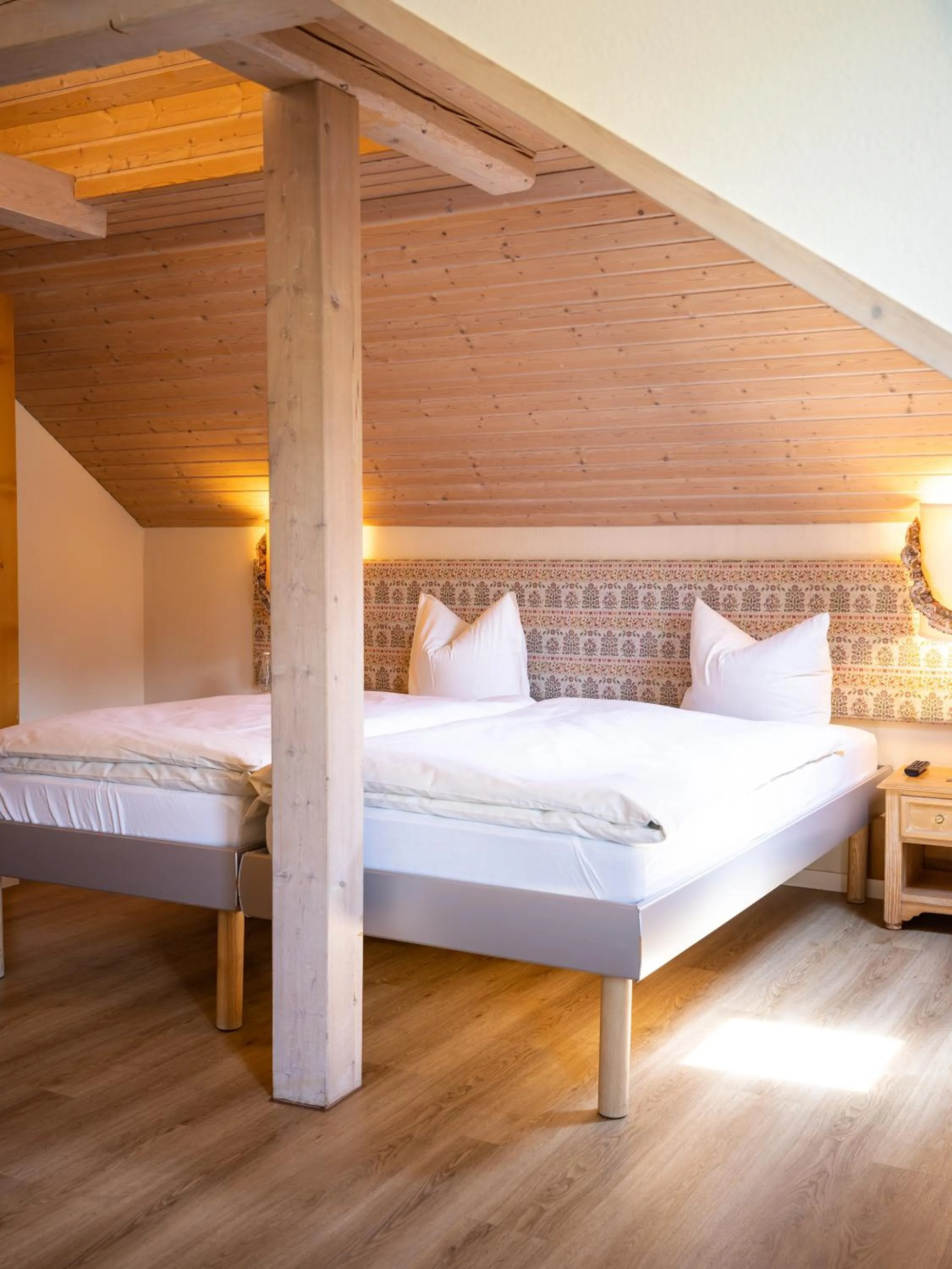 Bed in Hotel Sternen Unterwasser