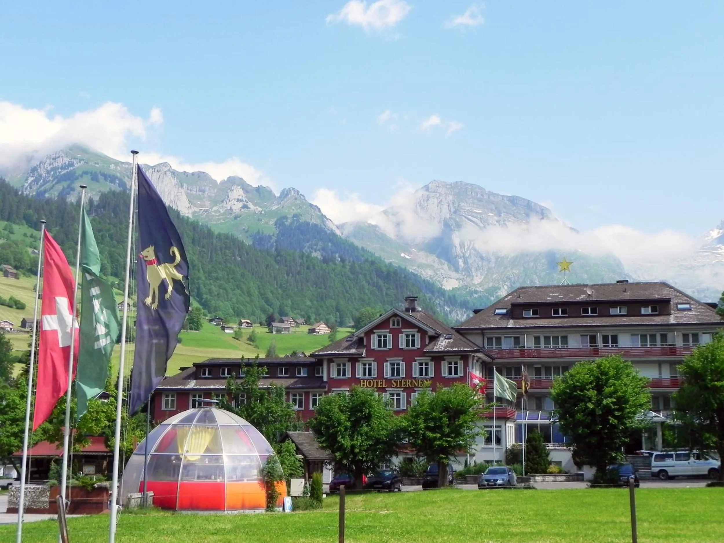 View (from property/room) in Hotel Sternen Unterwasser