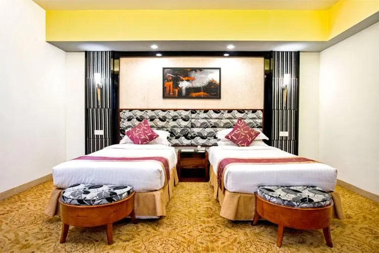 Bed in Hotel Star Pacific