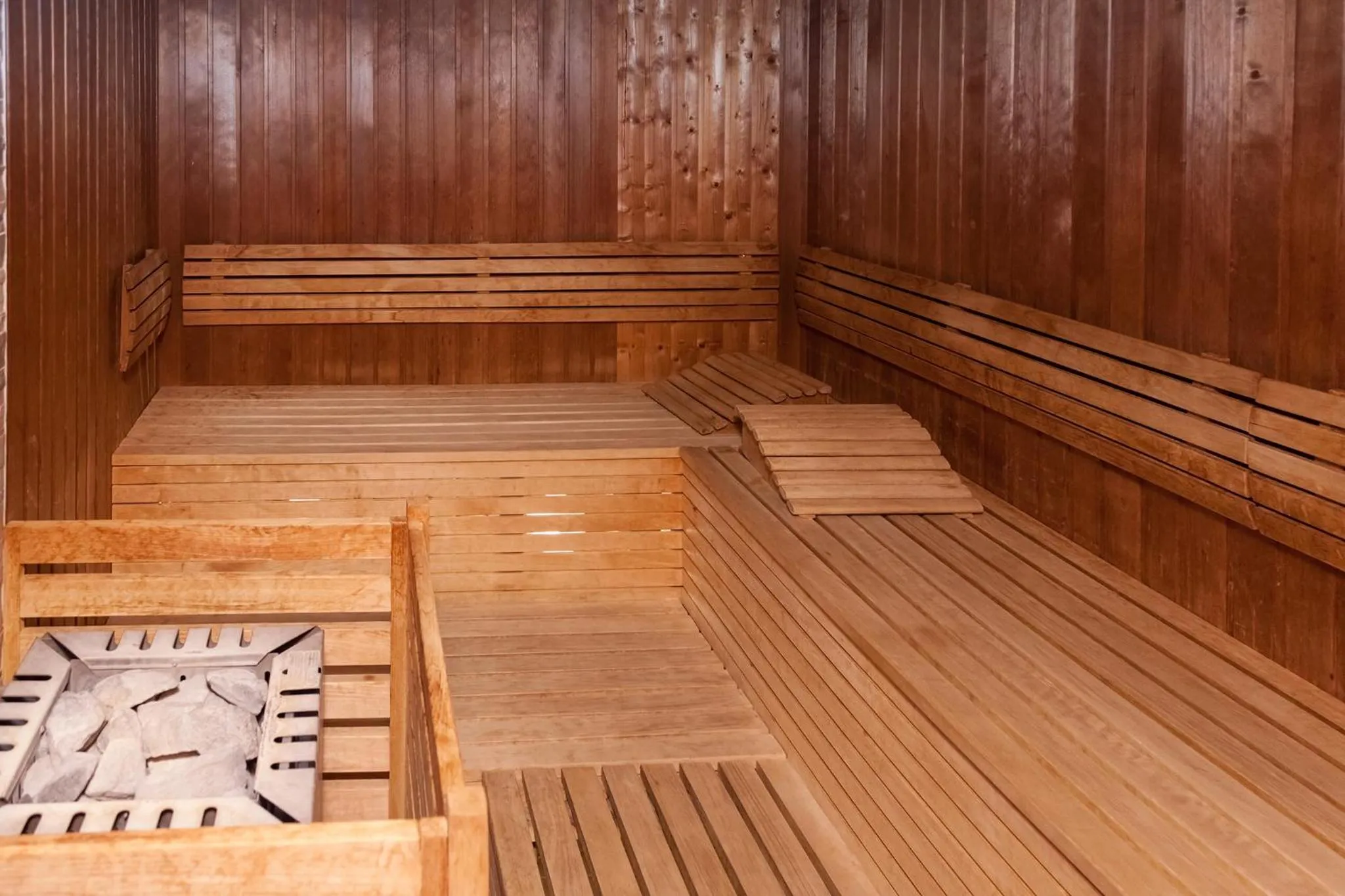 Sauna in Vulkán Wellness Hotel & Camping