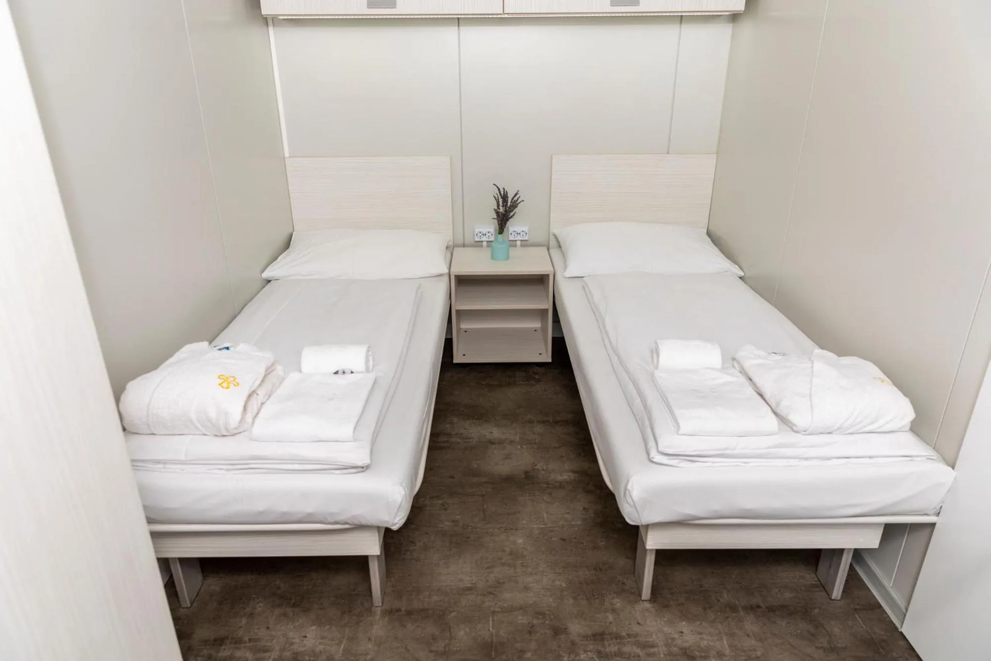 Bed in Vulkán Wellness Hotel & Camping