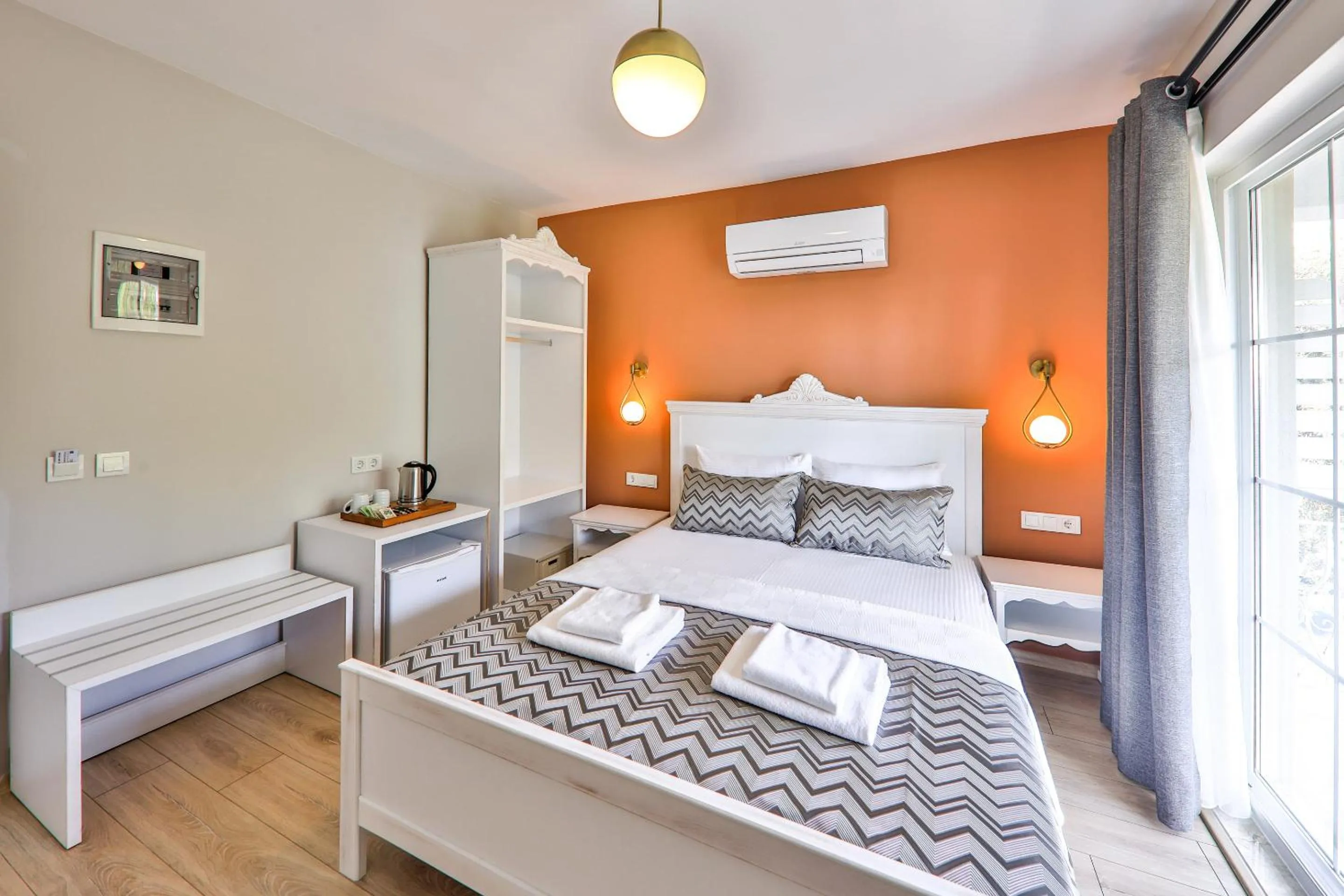 Bed in Lora Kaş Hotel