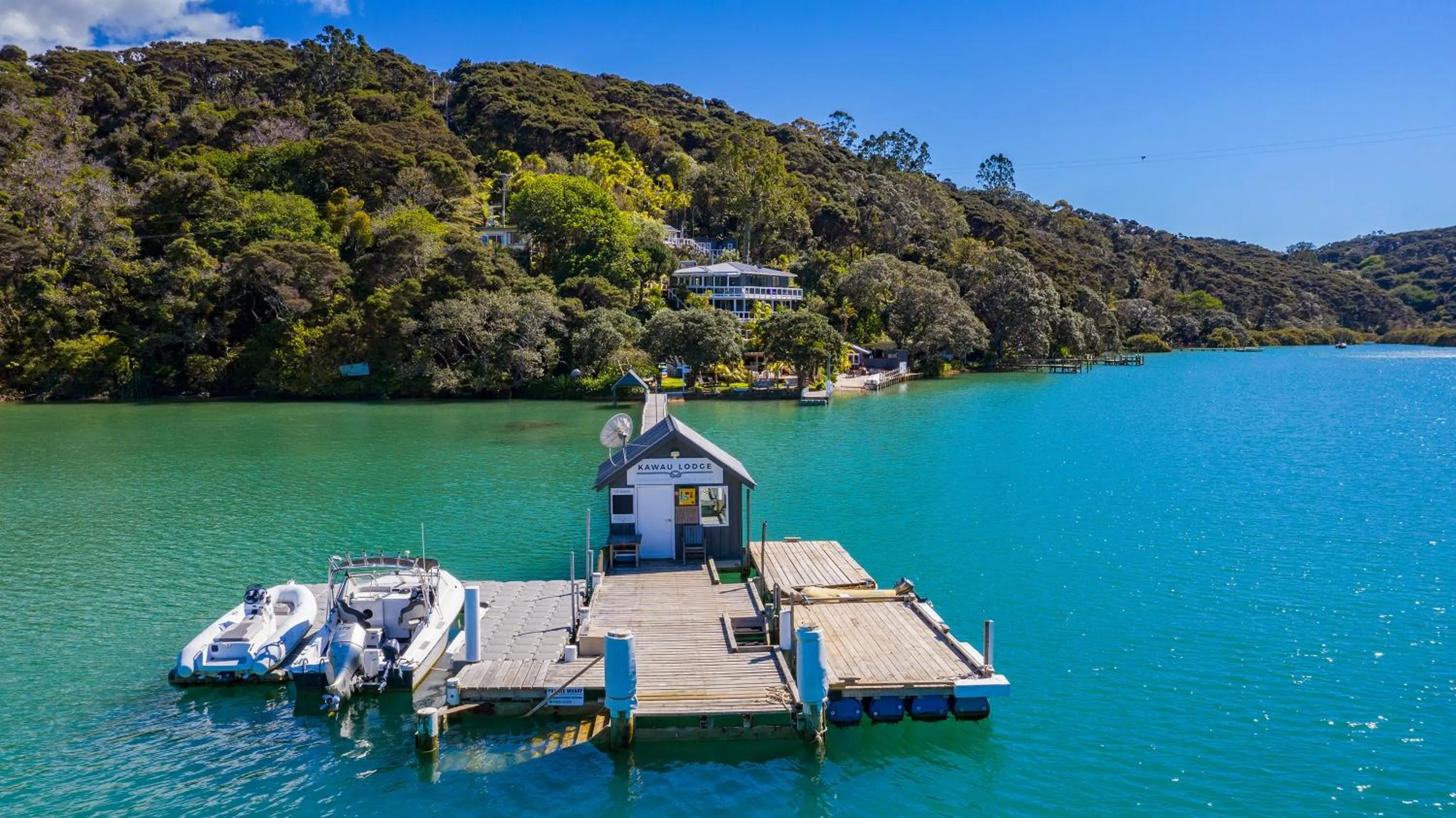 Natural landscape in Kawau Lodge Boutique Resort
