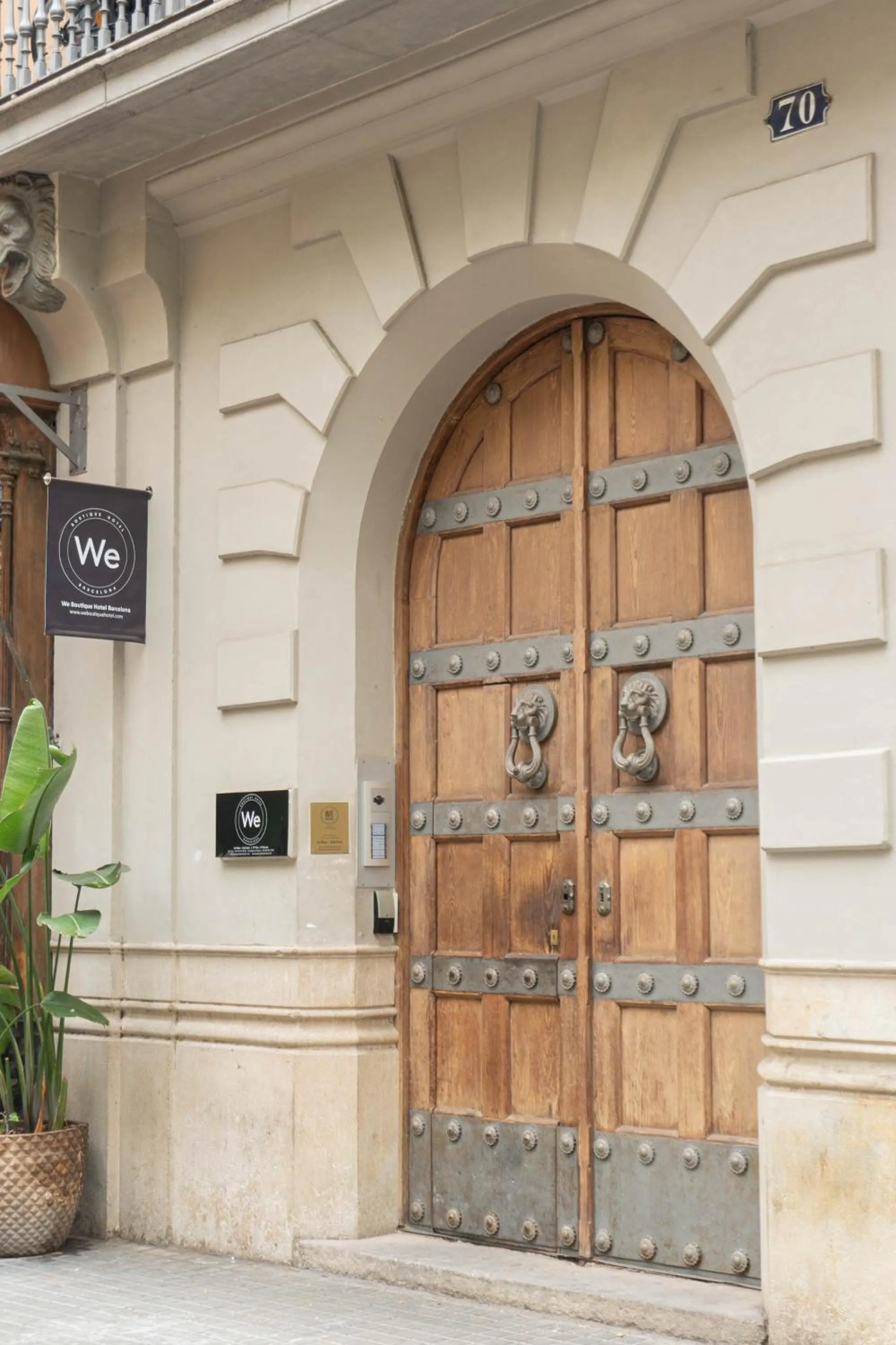 Facade/entrance in We Boutique Hotel Barcelona