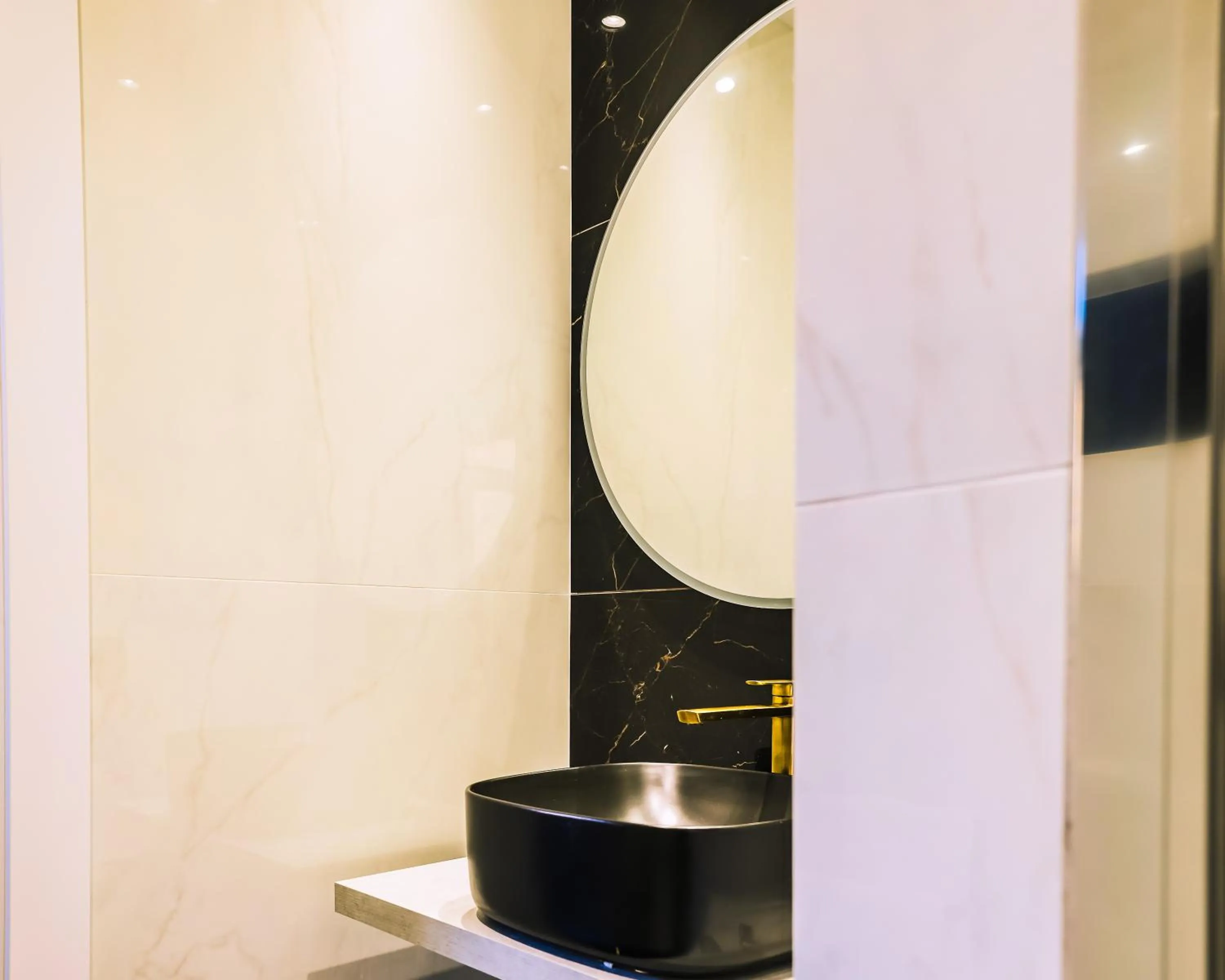 Decorative detail in Marmur luxury room