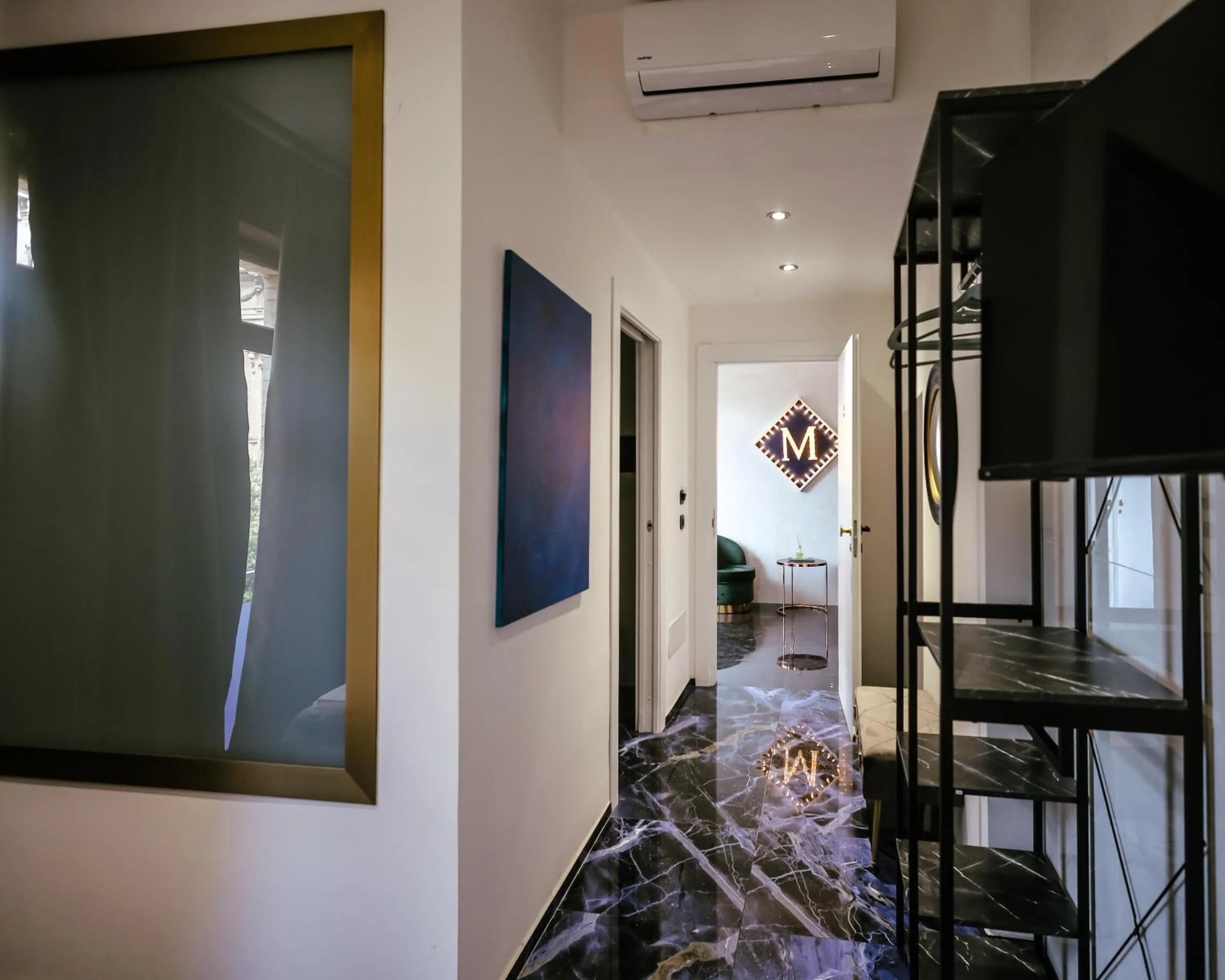 Bedroom, Bed in Marmur luxury room