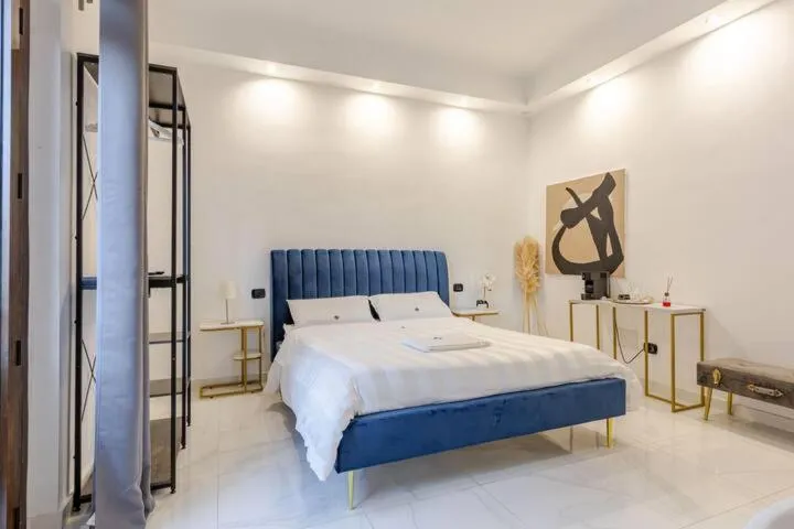 Bed in Marmur luxury room