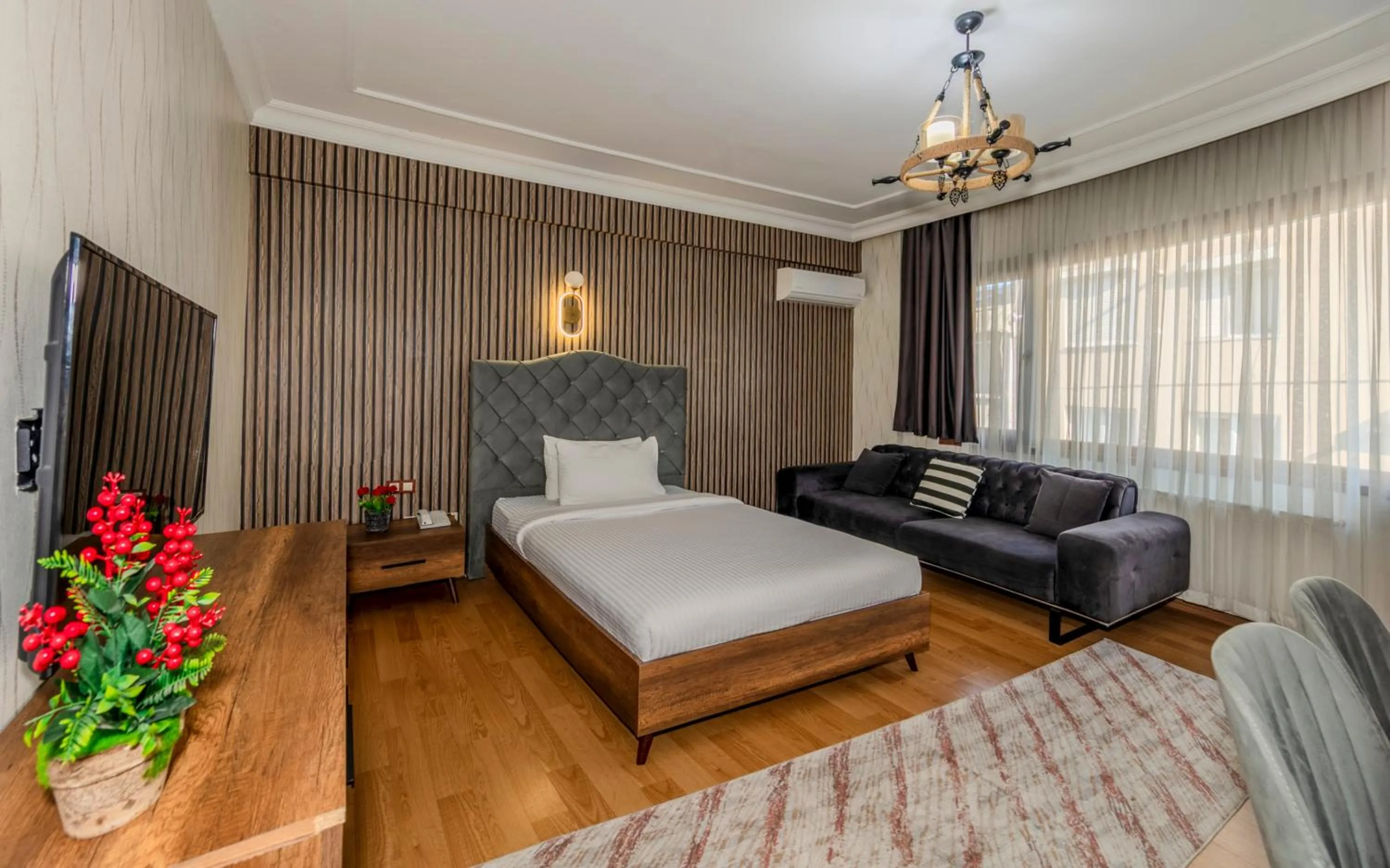Communal lounge/ TV room, Bed in Istanbul Galata Port Modern Suite & Apartments Taksim
