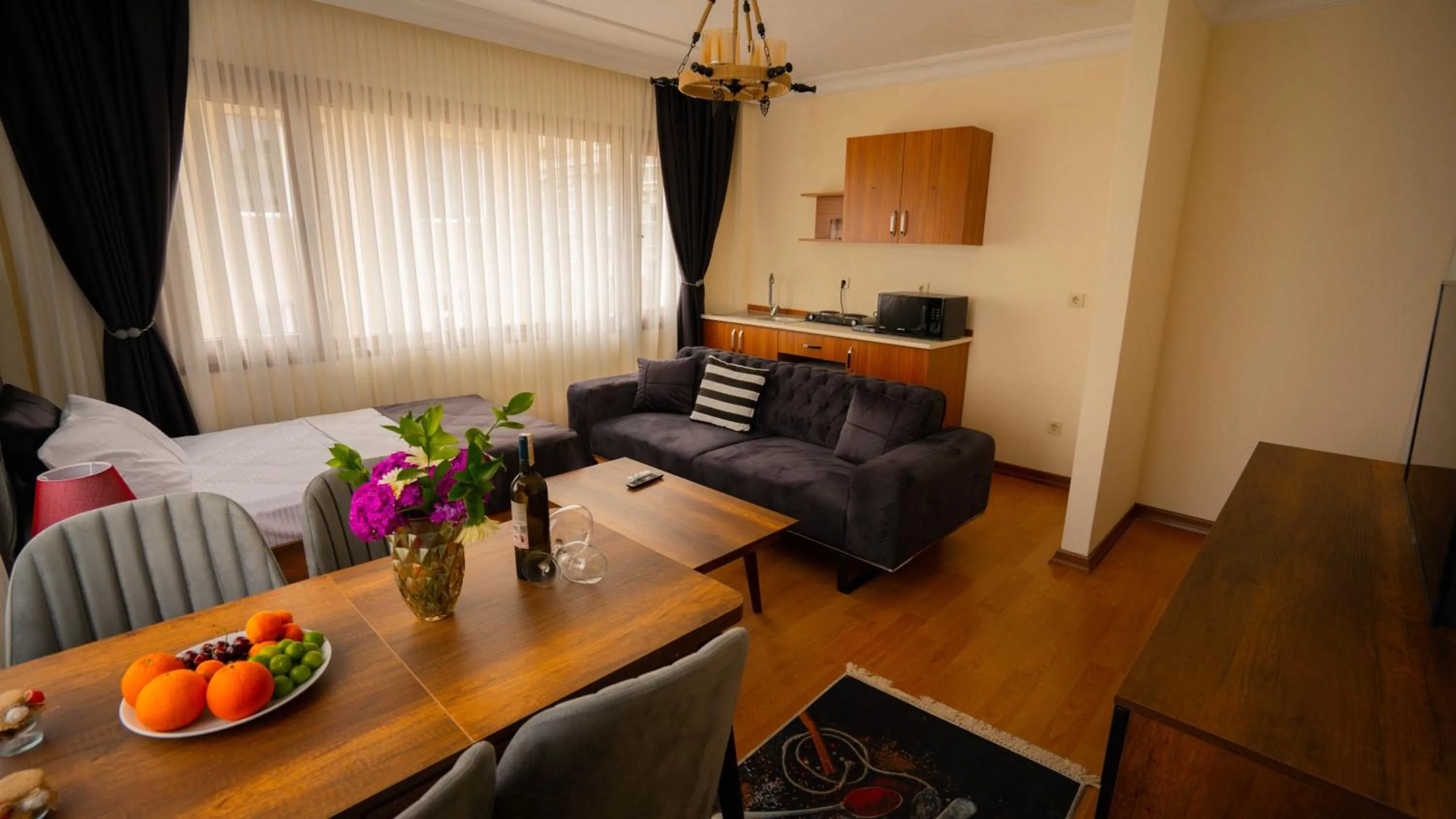 Seating area in Istanbul Galata Port Modern Suite & Apartments Taksim