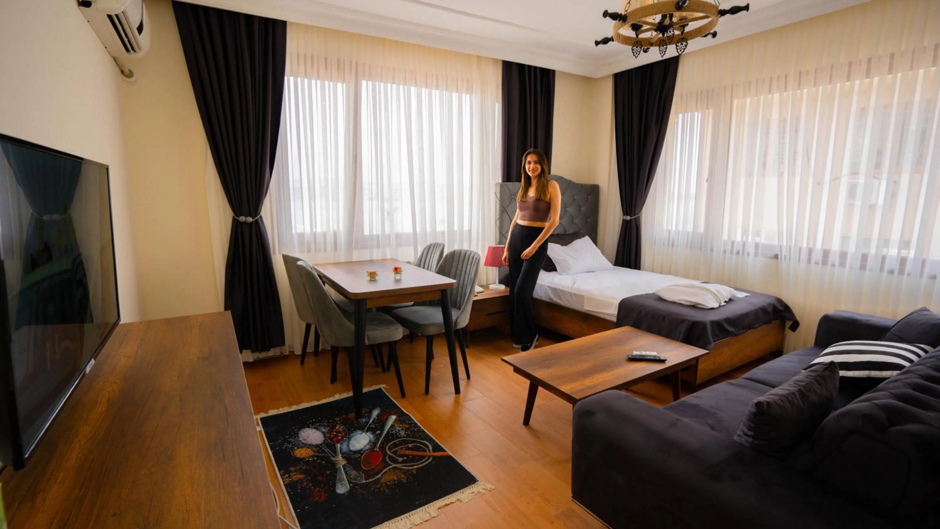 Photo of the whole room, Bed in Istanbul Galata Port Modern Suite & Apartments Taksim