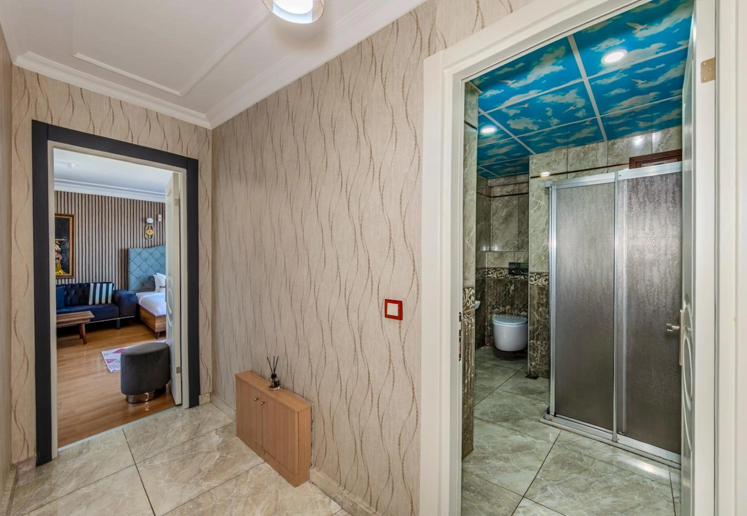 Shower in Istanbul Galata Port Modern Suite & Apartments Taksim