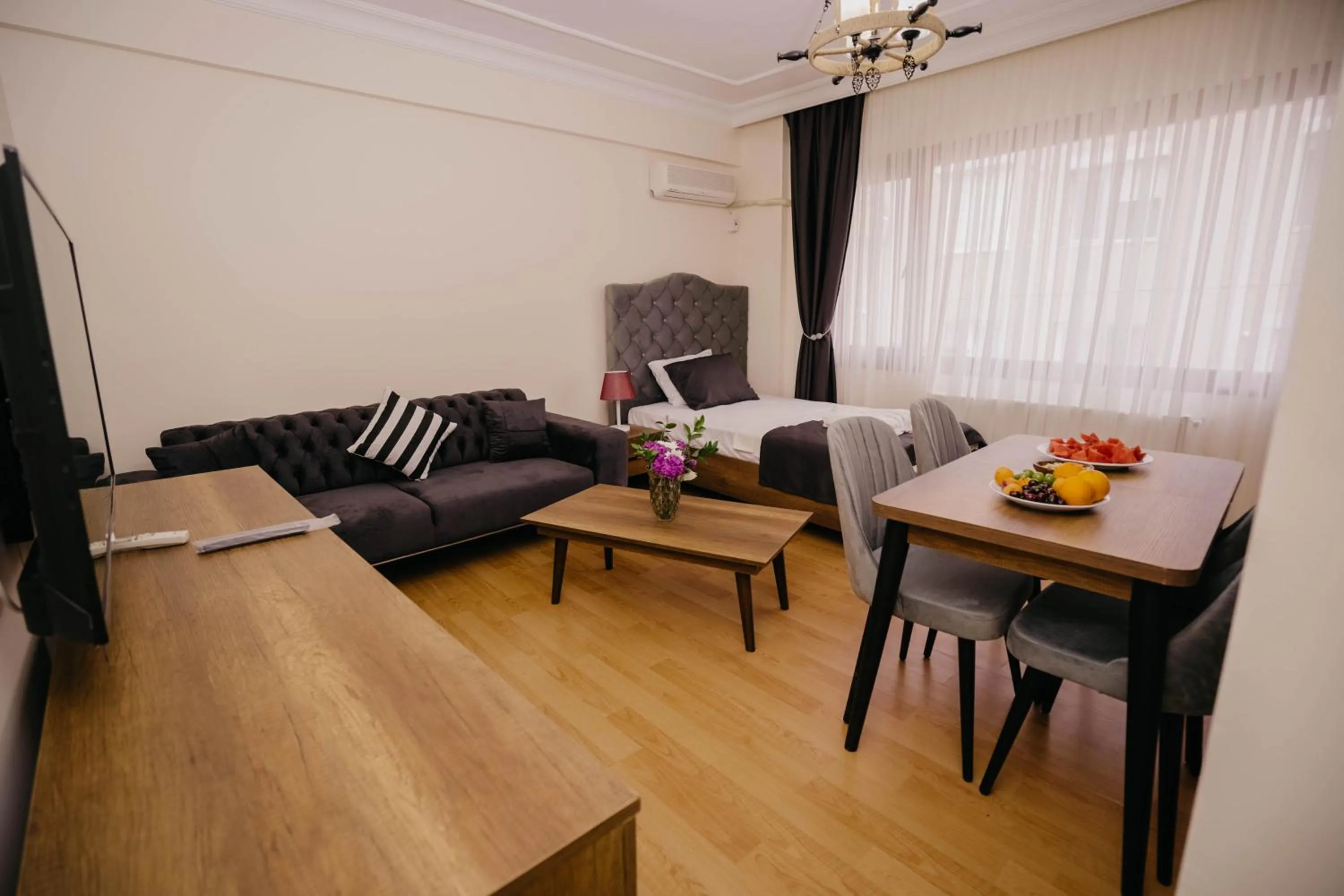 Living room in Istanbul Galata Port Modern Suite & Apartments Taksim