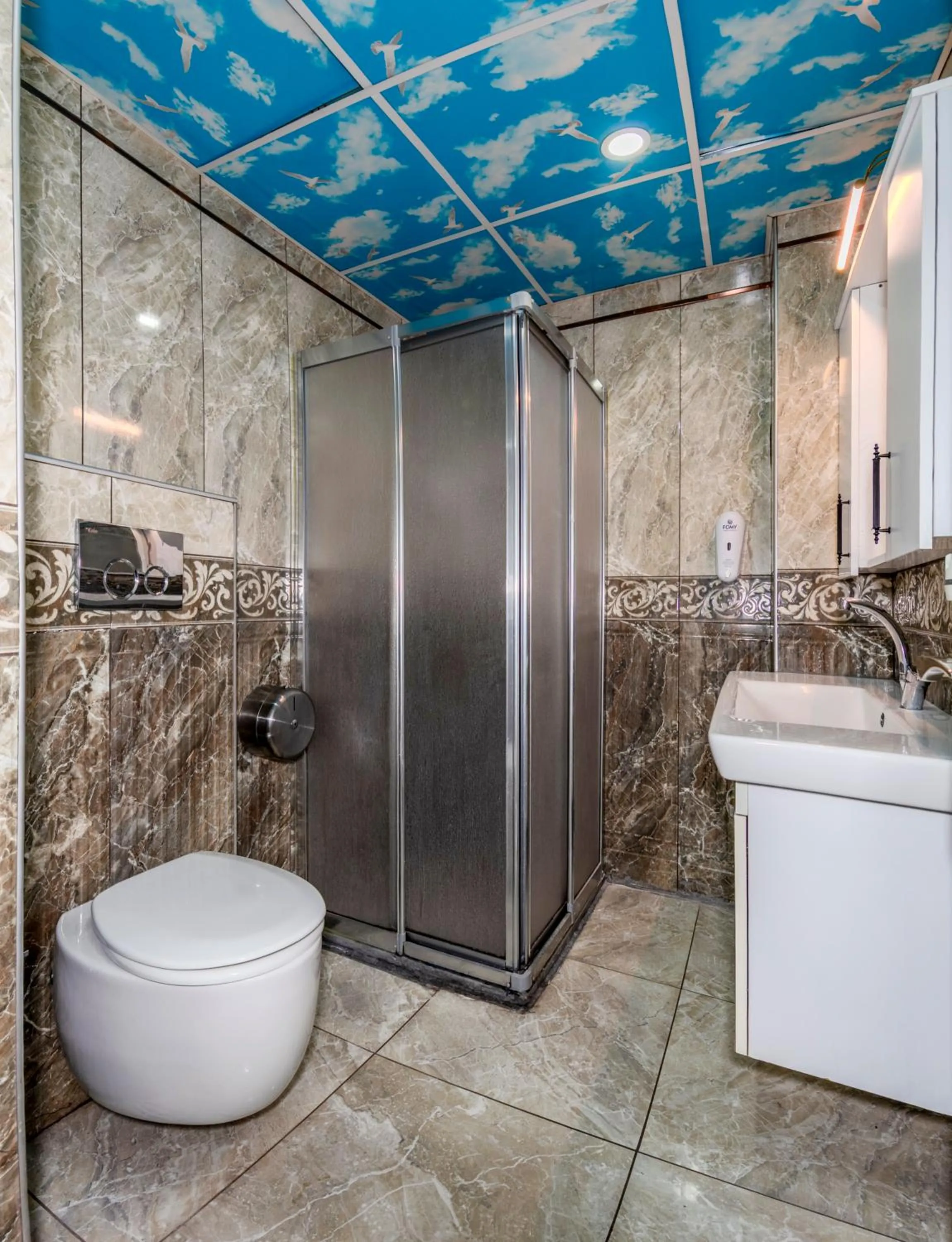 Shower in Istanbul Galata Port Modern Suite & Apartments Taksim
