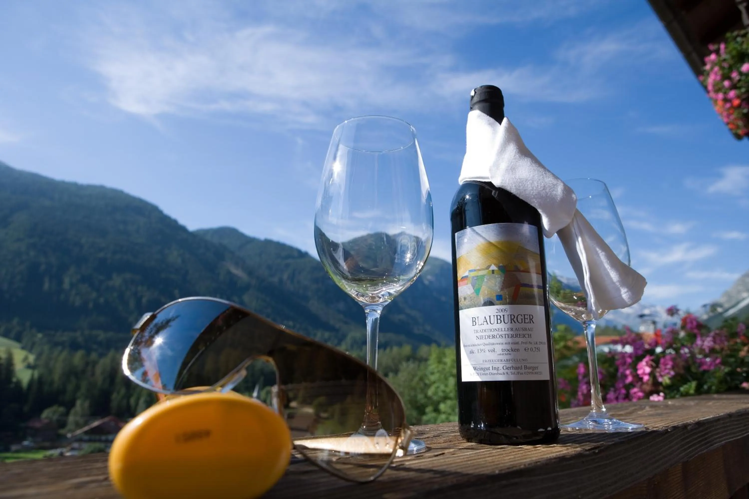 Mountain view in Hotel Zita