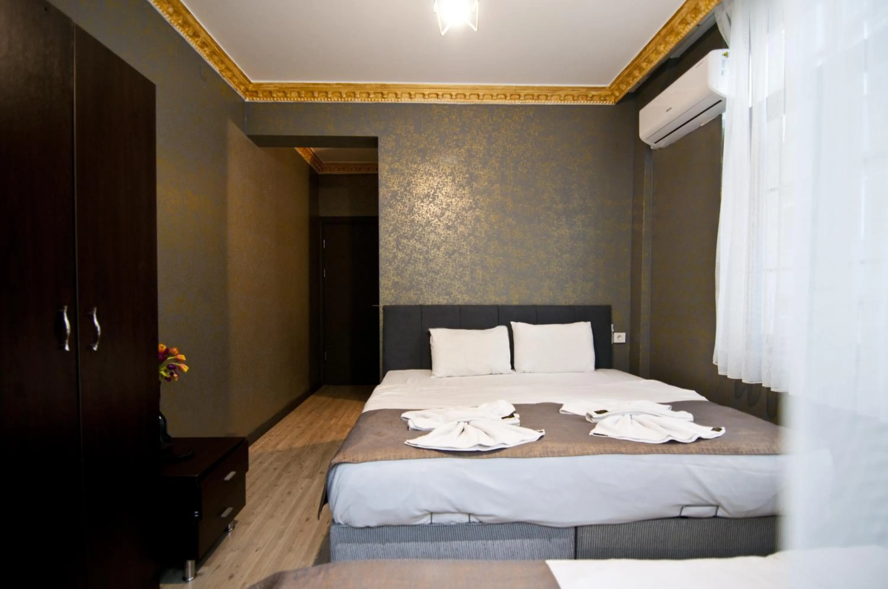Bed in Golden Horn Life Hotel