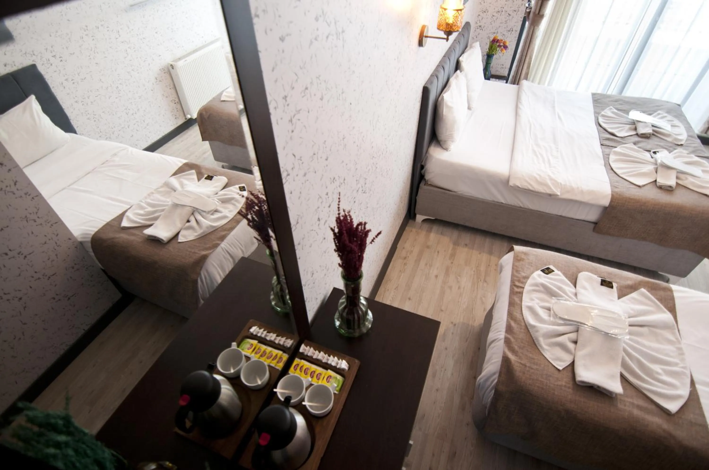 Bed in Golden Horn Life Hotel