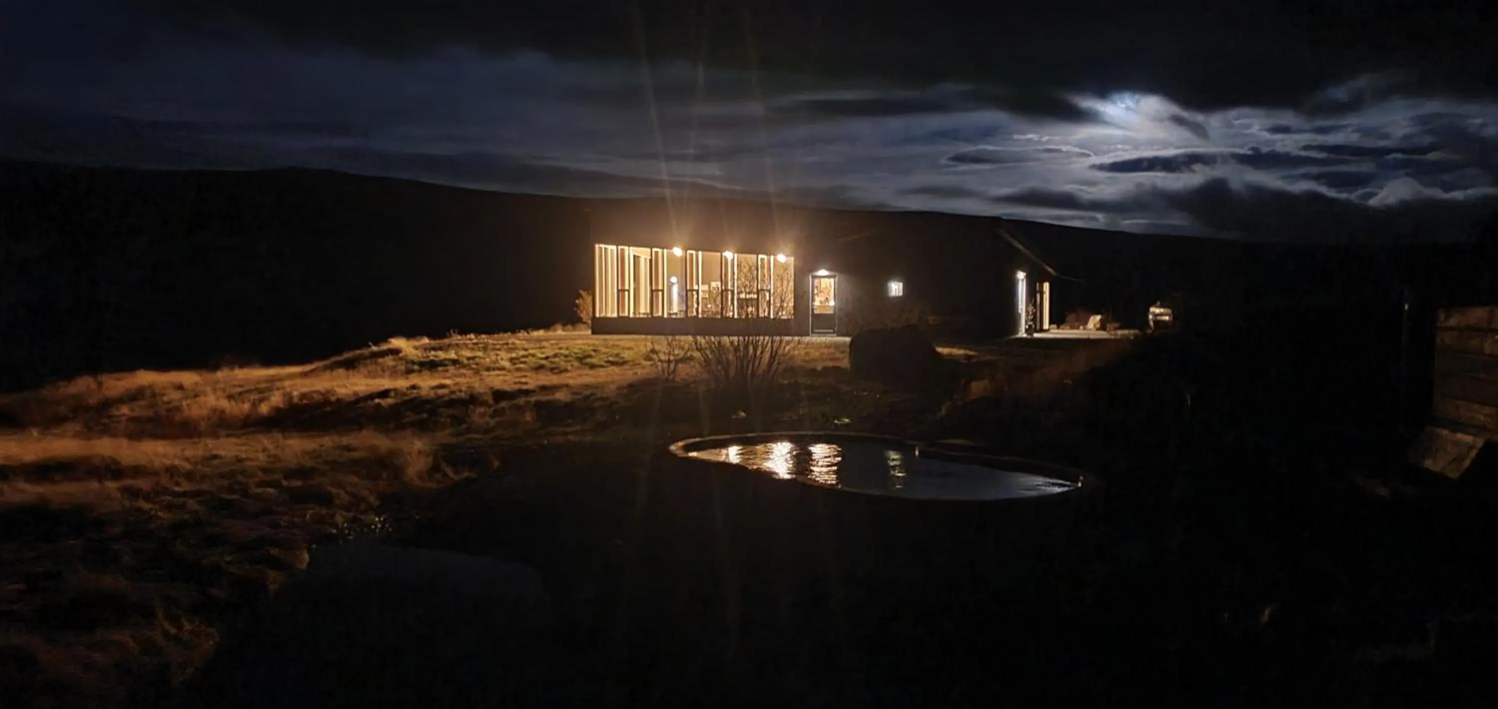 Hot Spring Bath in Basalt Hotel