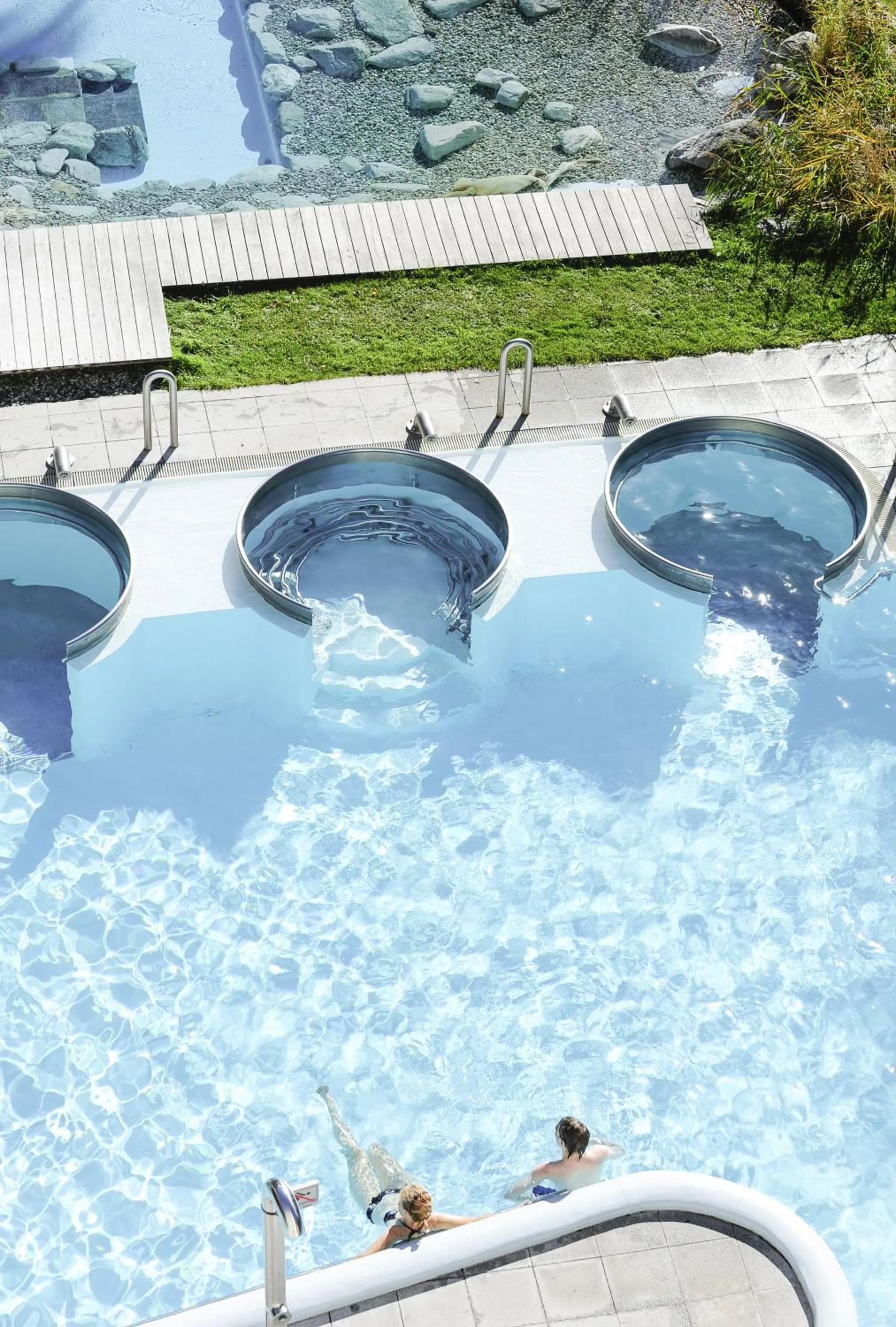 Hot Spring Bath in Le Bristol Leukerbad