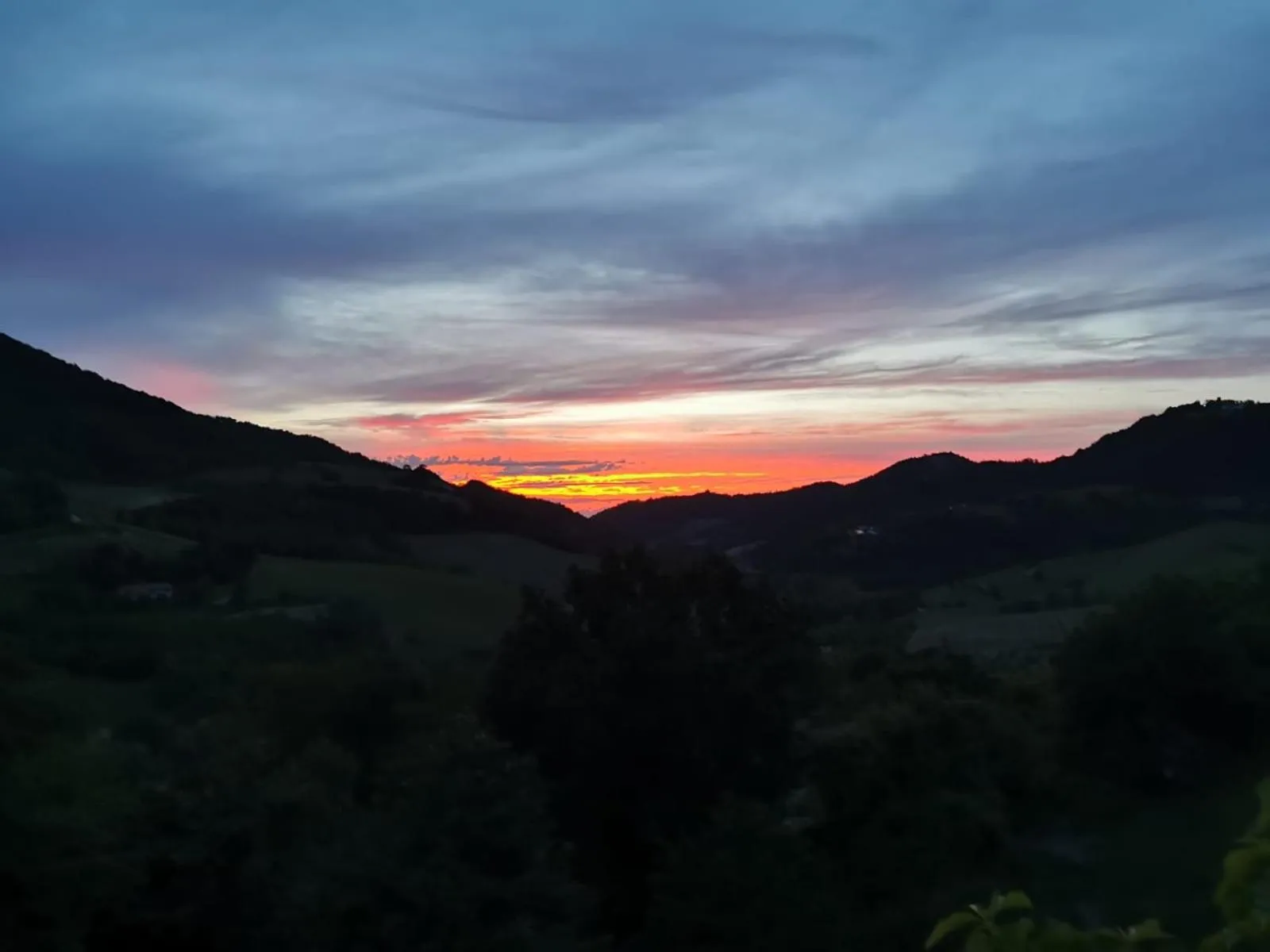 Natural landscape in B&B Casa Percivalle
