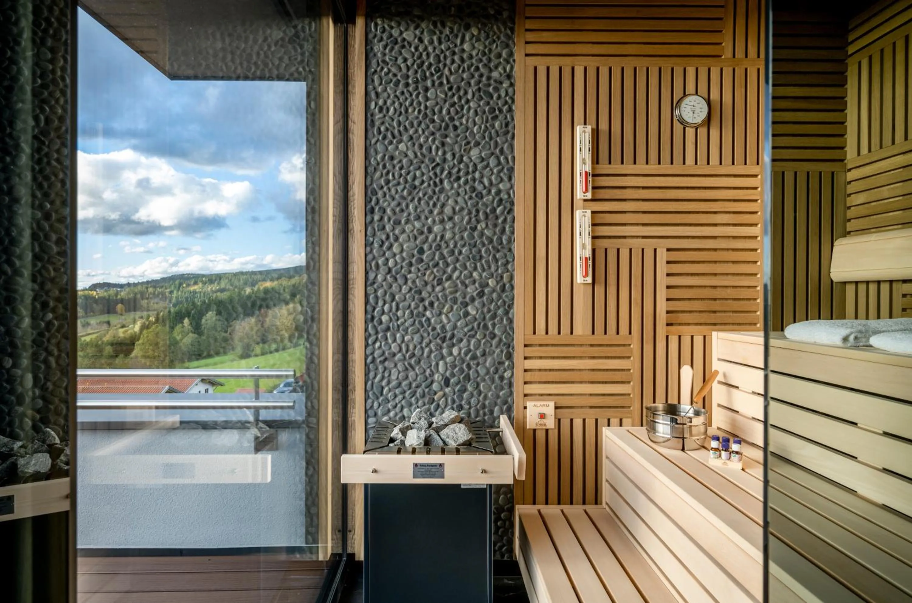 Sauna in Hüttenhof - Wellnesshotel & Luxus-Bergchalets - Adults only