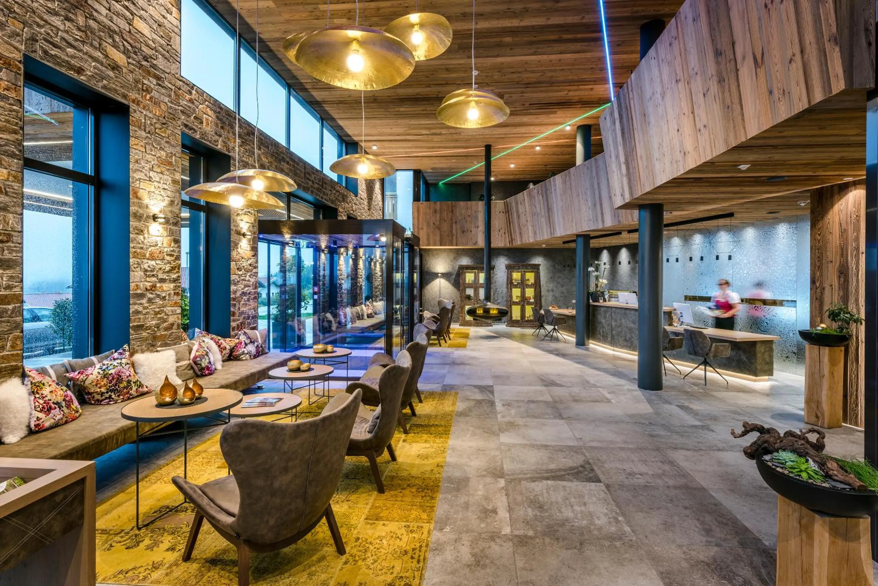 Lobby or reception in Hüttenhof - Wellnesshotel & Luxus-Bergchalets - Adults only