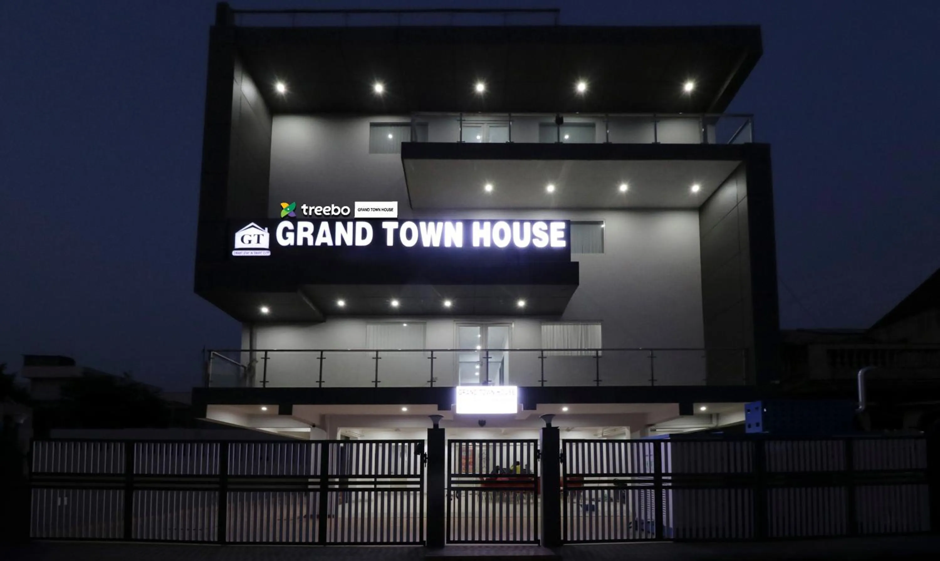 Property building in Treebo Grand Town House