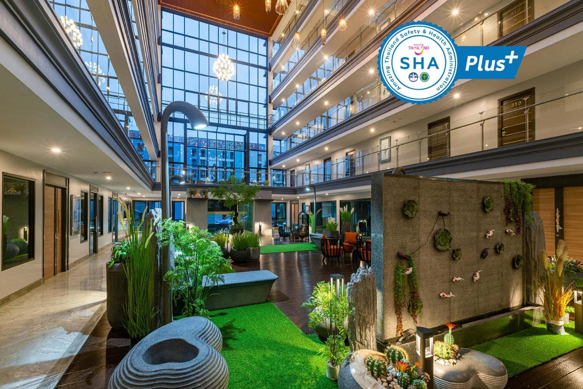 Lobby or reception in VSK RESIDENCE - SHA Extra Plus