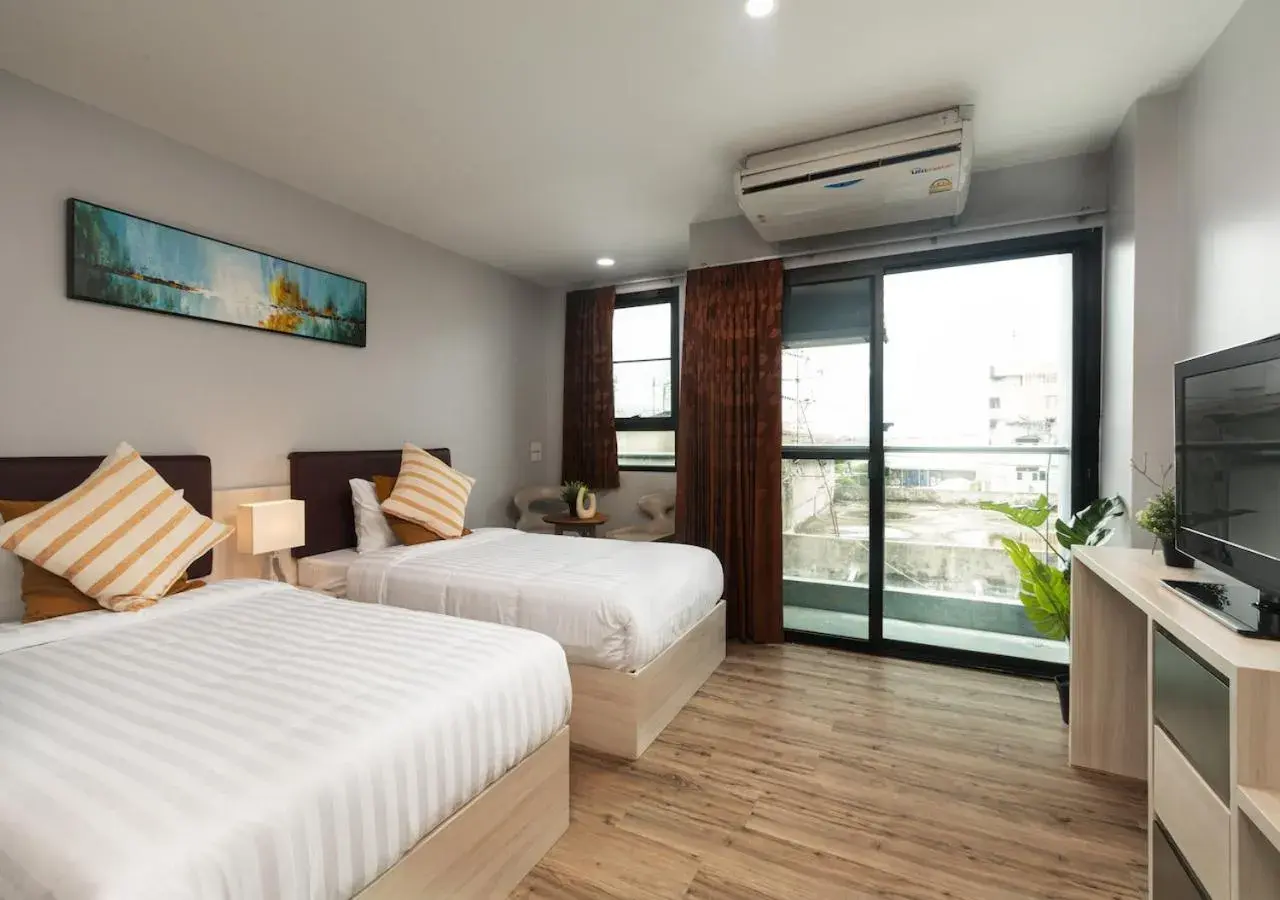 Deluxe Twin Room in VSK RESIDENCE - SHA Extra Plus Deluxe Twin Room in VSK RESIDENCE - SHA Extra Plus