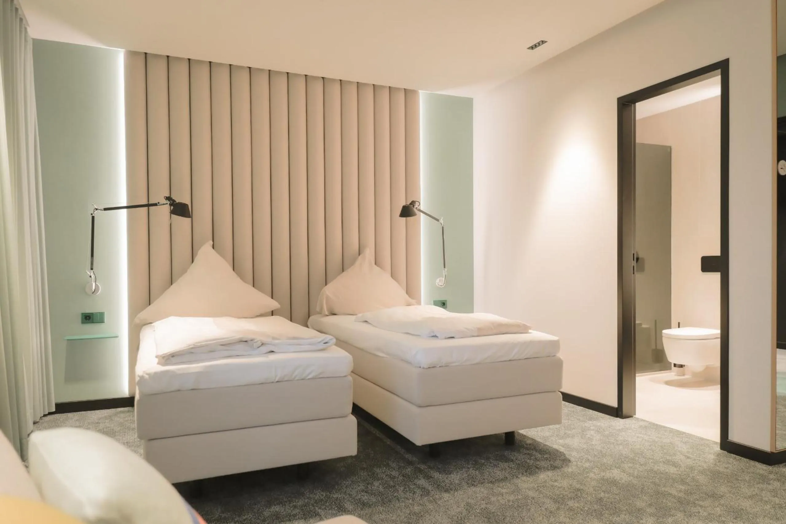 Bed in Art Hotel Ahlen