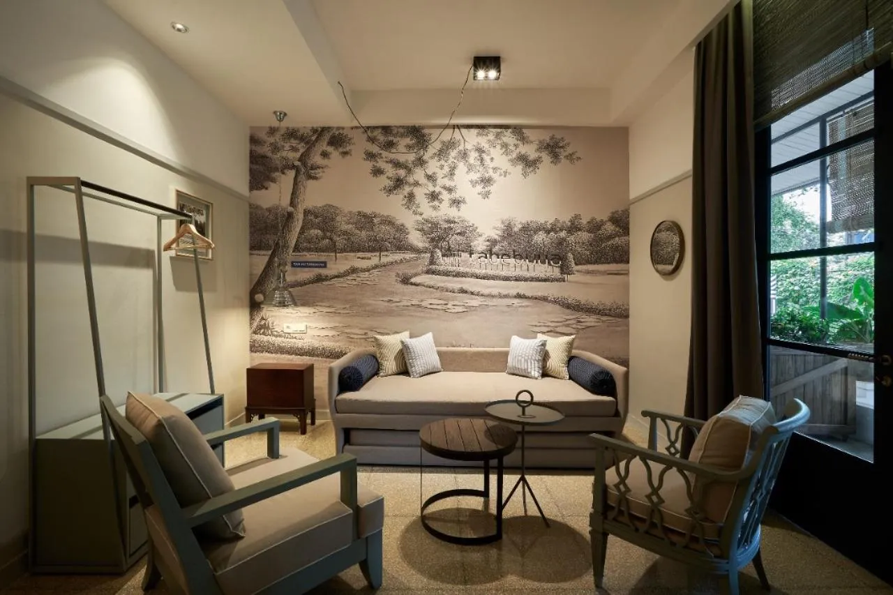 Living room, Bed in Lamandau House