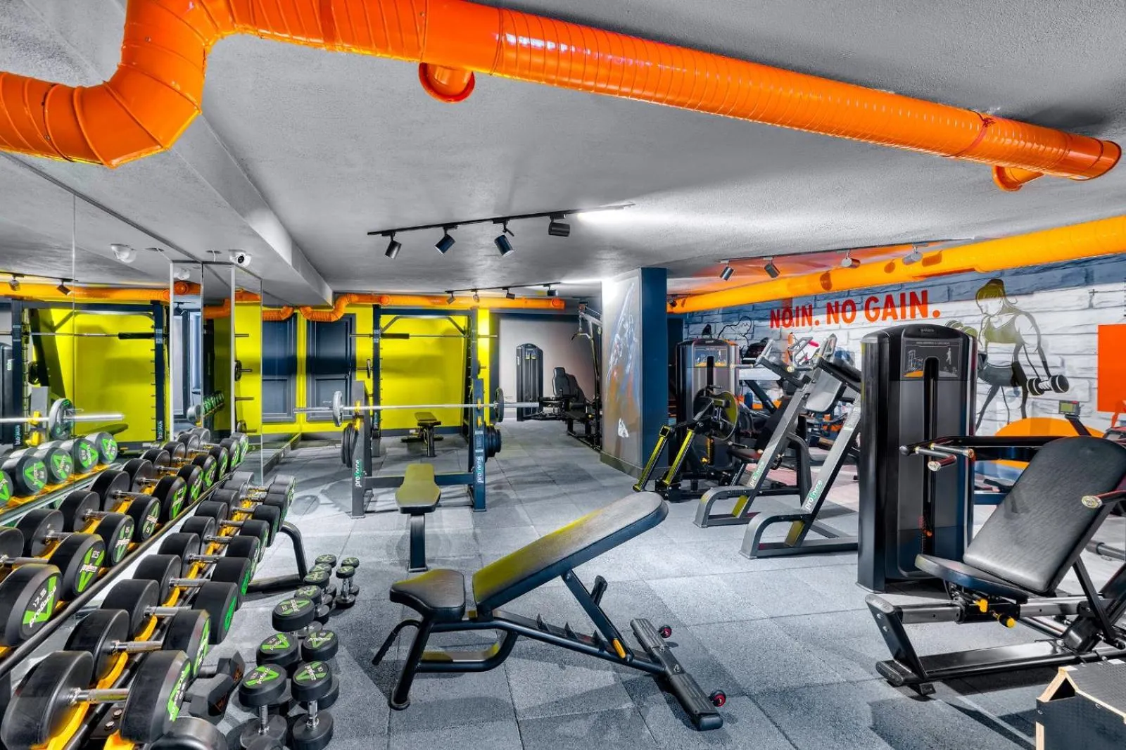 Fitness centre/facilities in Aria Riva Apart Hotel