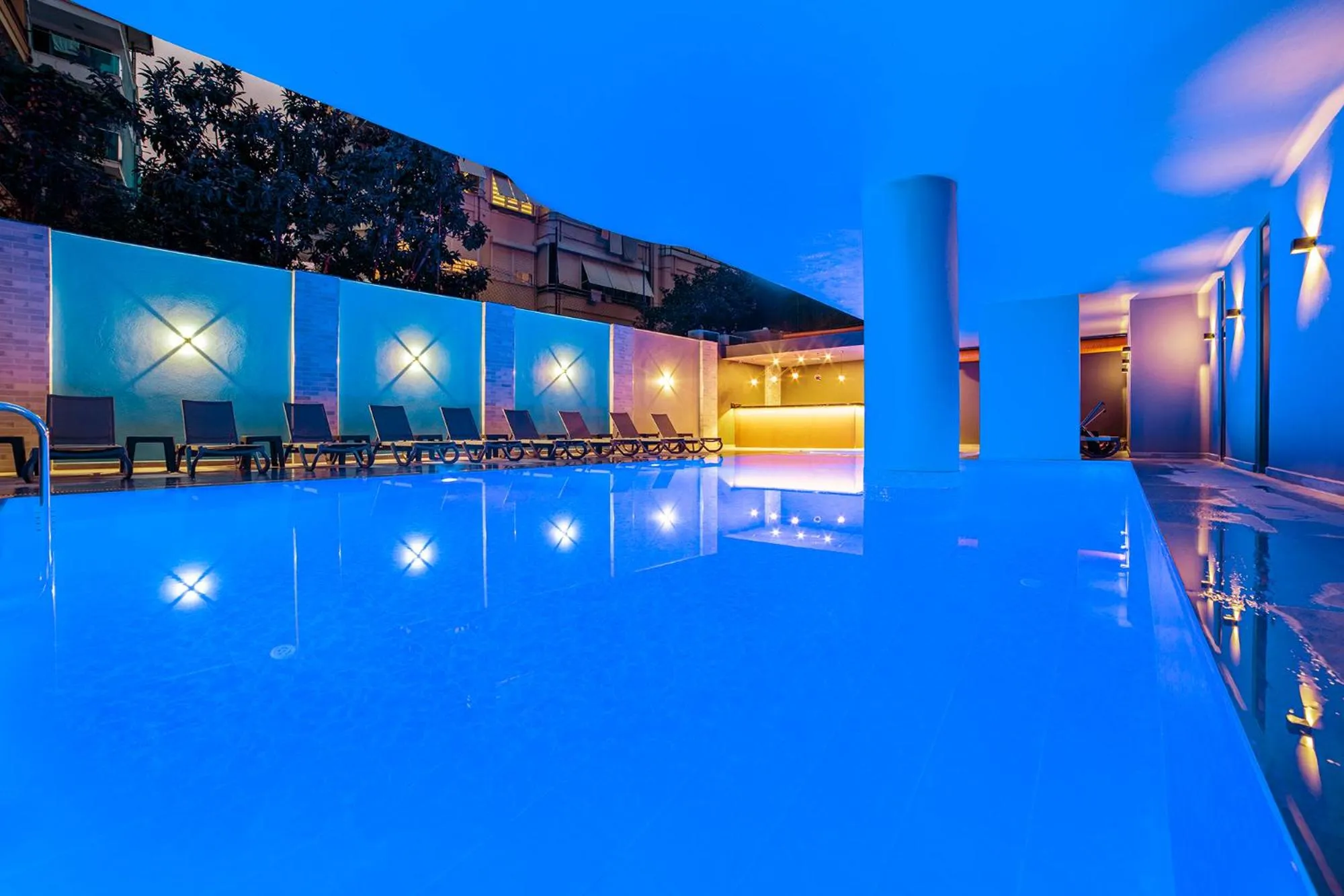 Swimming pool in Aria Riva Apart Hotel