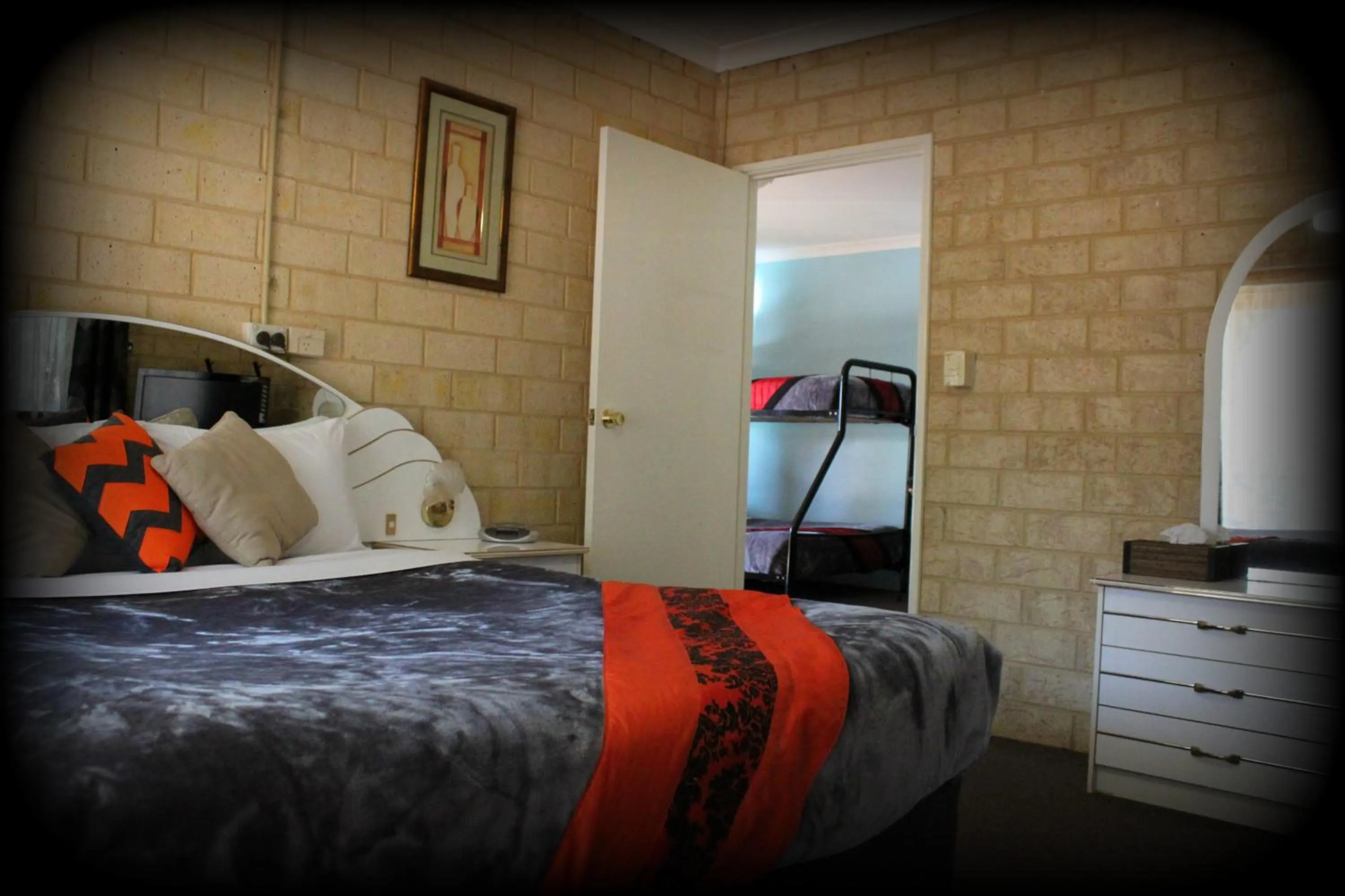 Bed in York's Boutique Motel